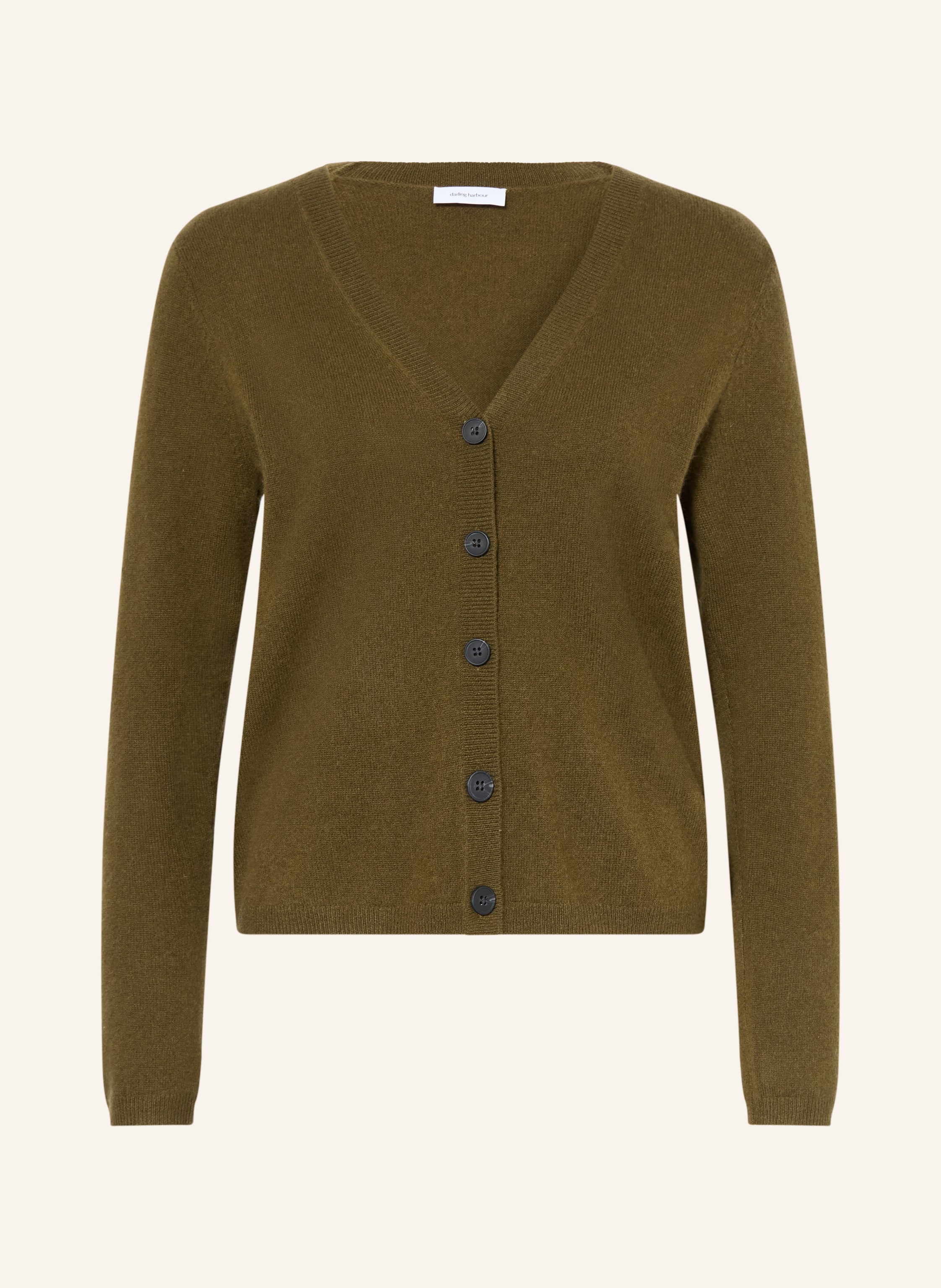 Darling Harbour Strickjacke Aus Cashmere gruen