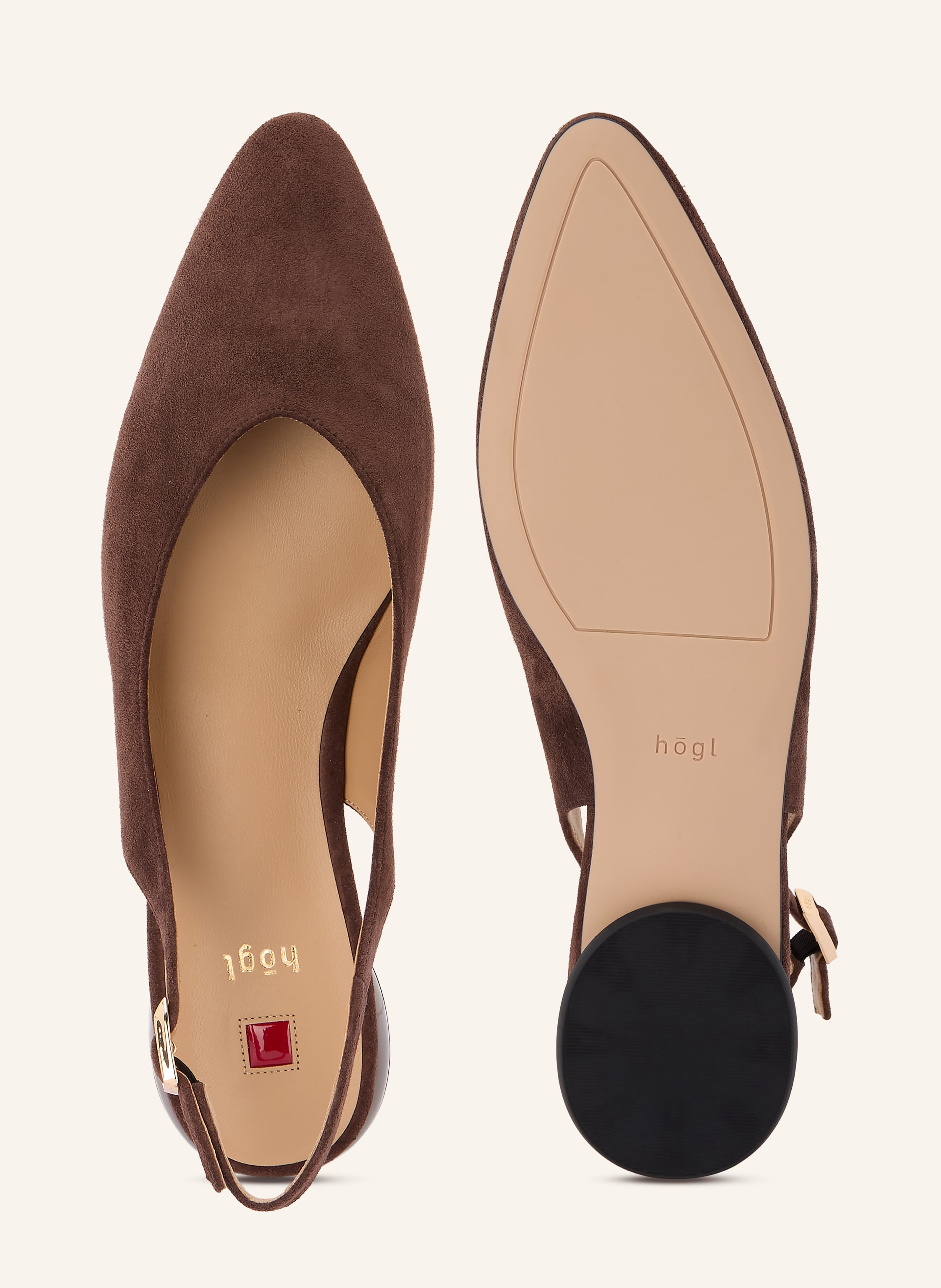 Thumbnail - Högl Slingballerinas braun