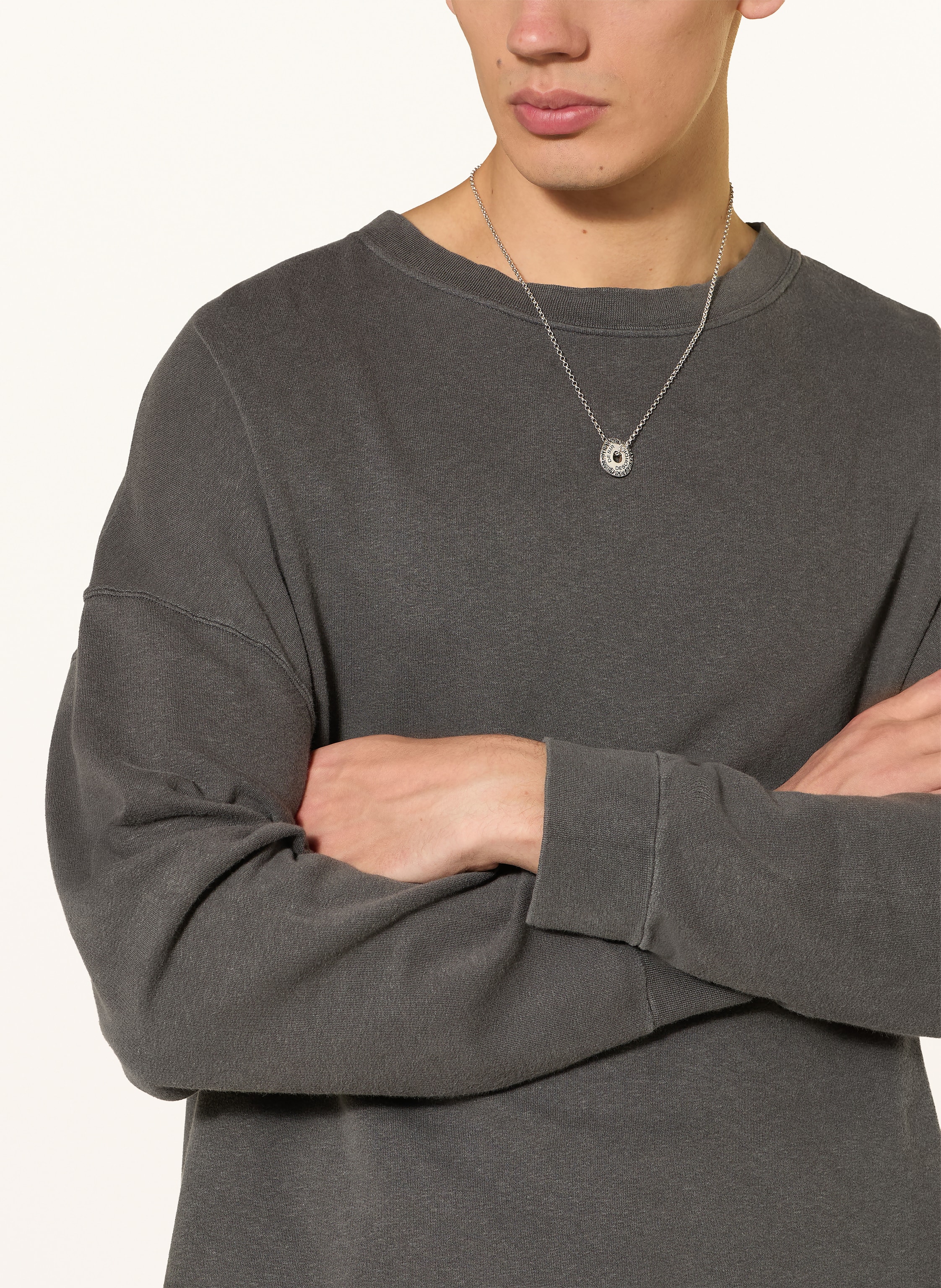 Thumbnail - Our Legacy Oversized-Sweatshirt Slack grau