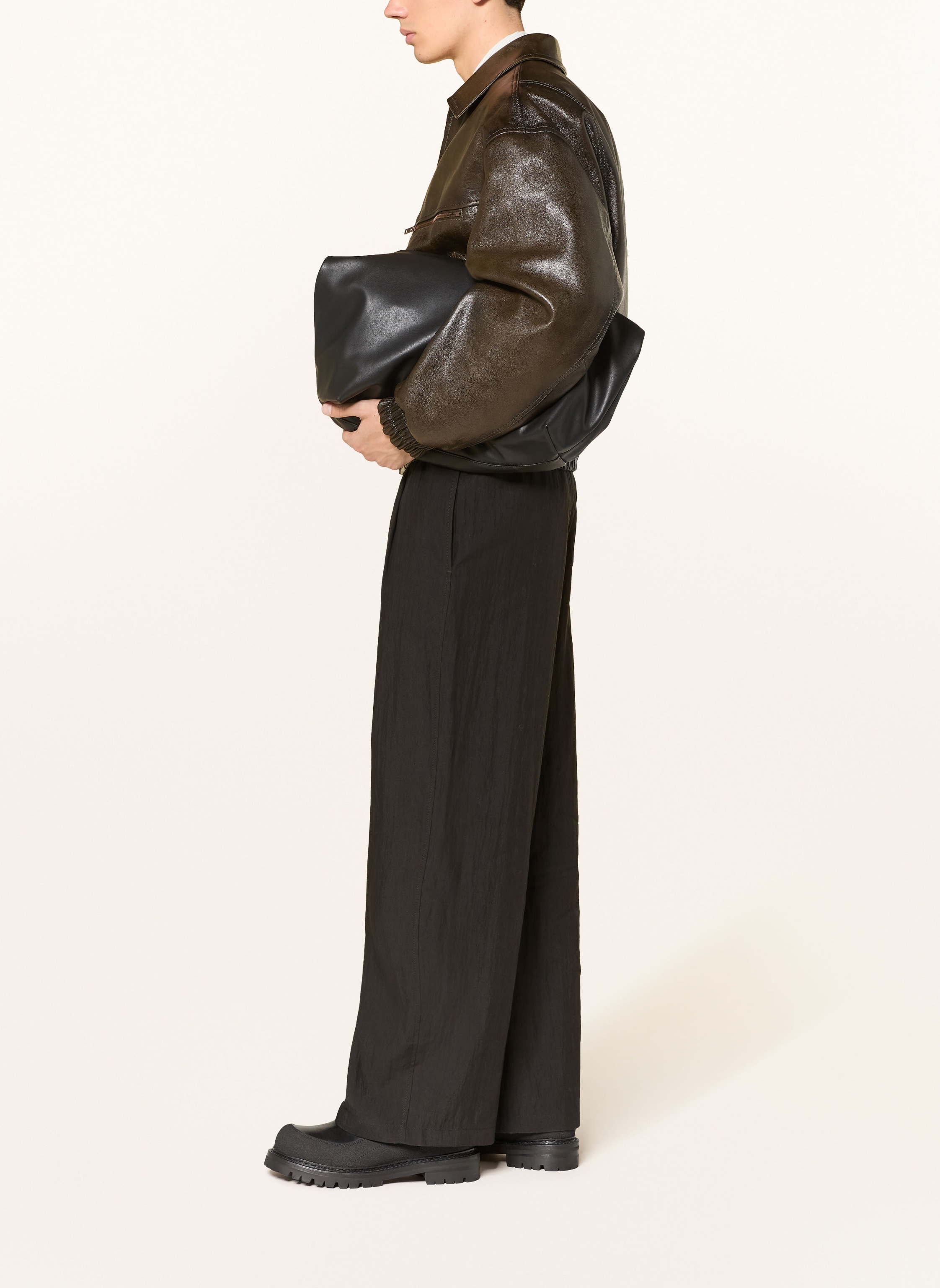 Thumbnail - Our Legacy Hose Leisure Regular Fit schwarz