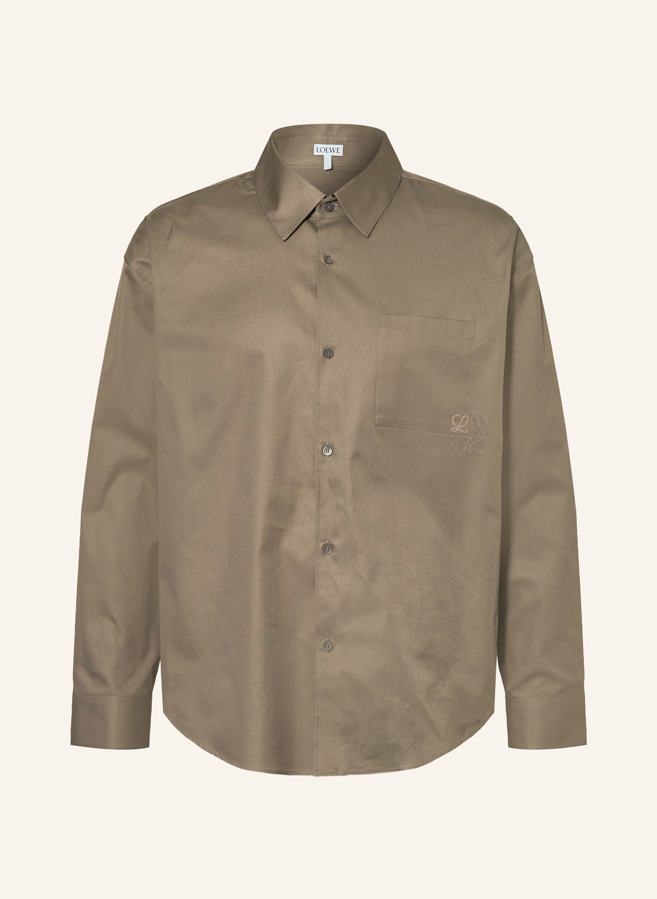 Loewe Loewe Hemd Comfort Fit beige in KHAKI
