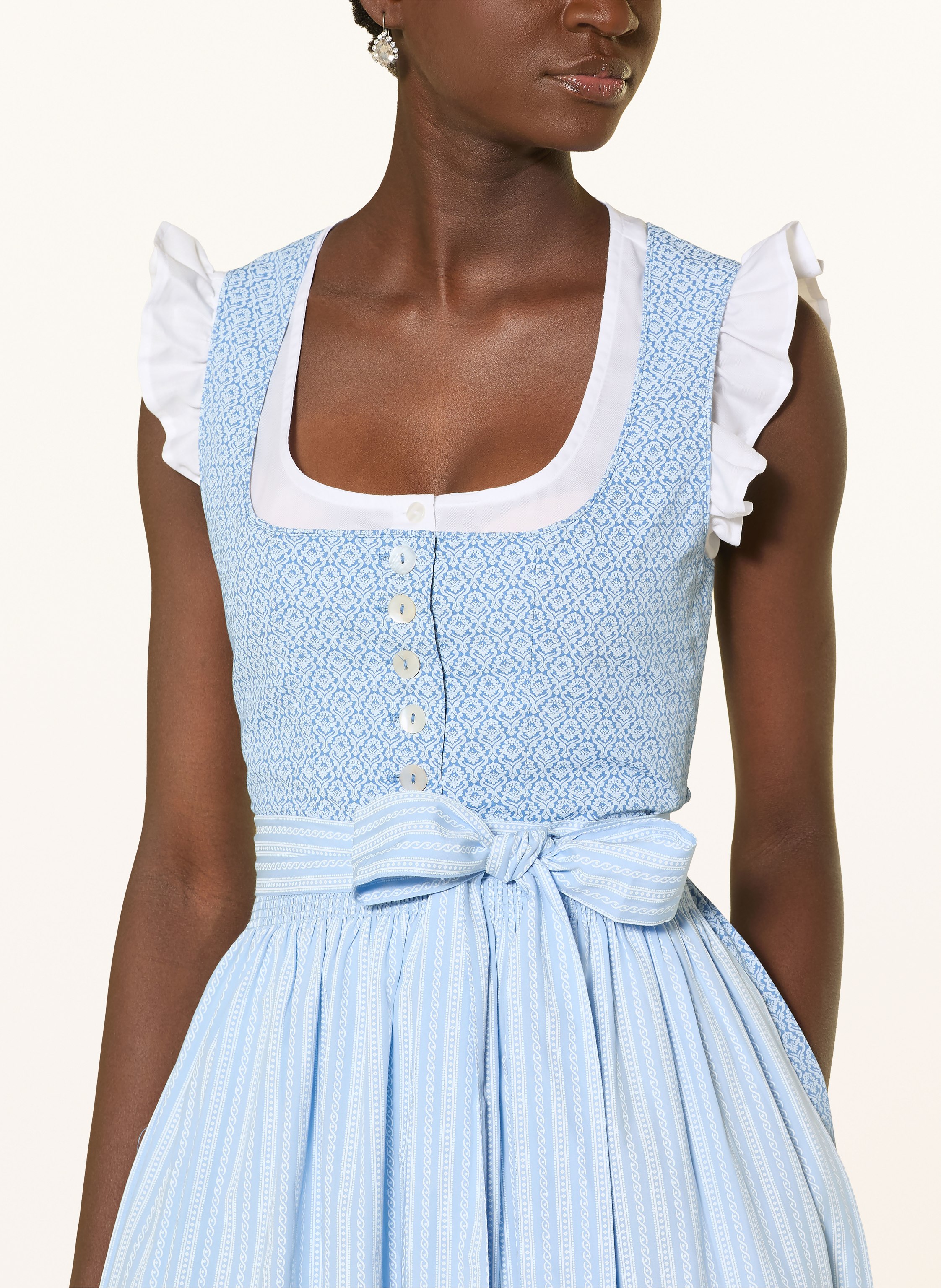 Thumbnail - Hammerschmid Dirndl Braunsee blau