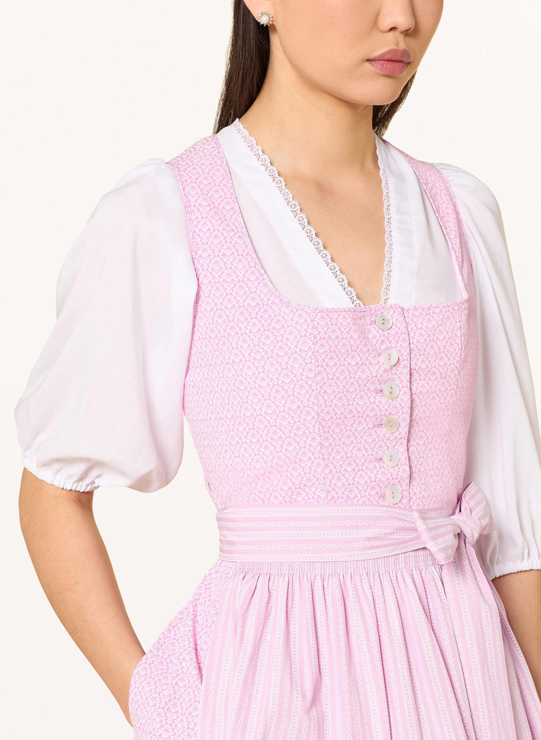 Thumbnail - Hammerschmid Dirndl Braunsee rosa