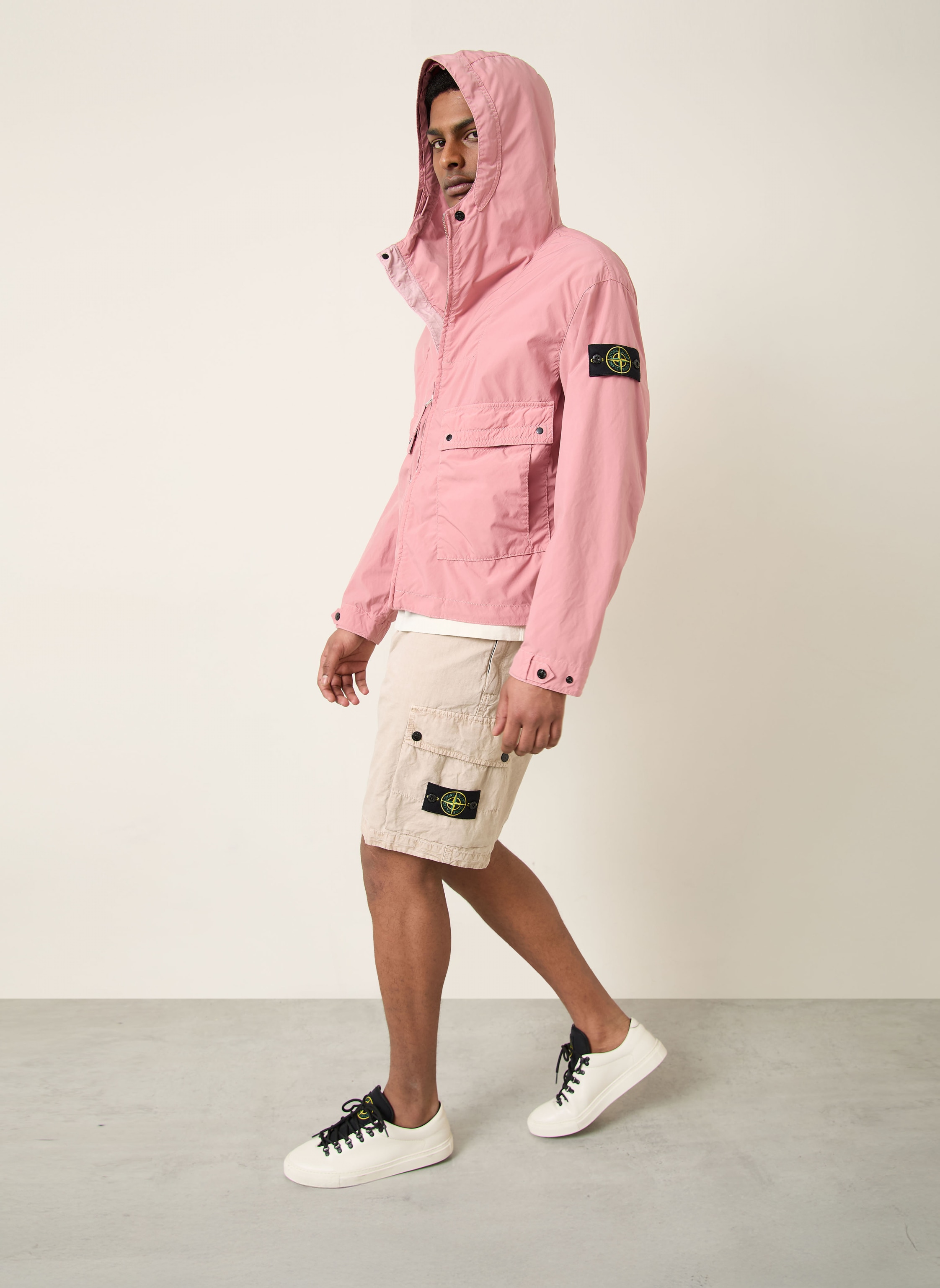 Thumbnail - Stone Island Cargoshorts beige