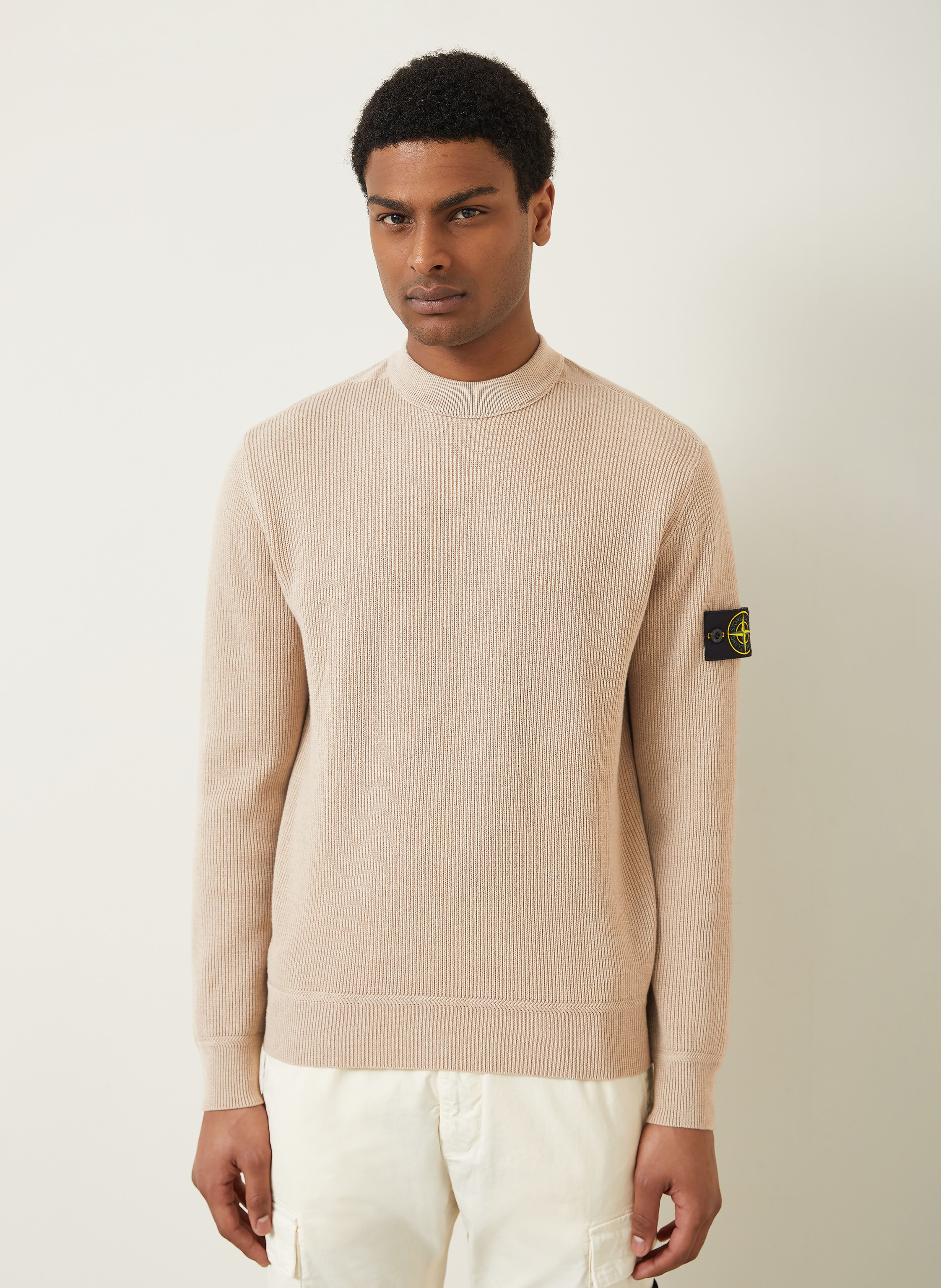 Thumbnail - Stone Island Pullover beige
