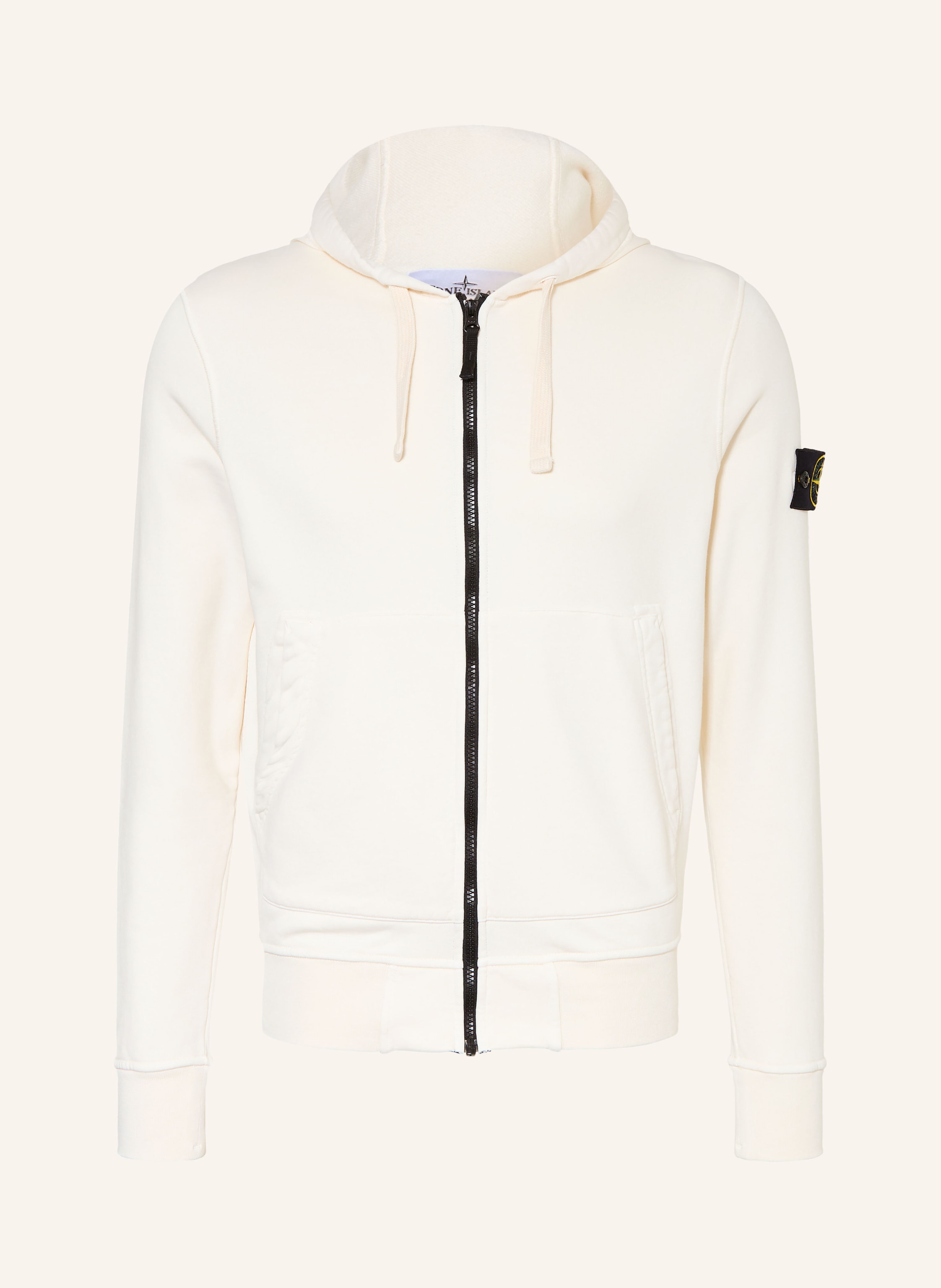 Stone Island Sweatjacke beige
