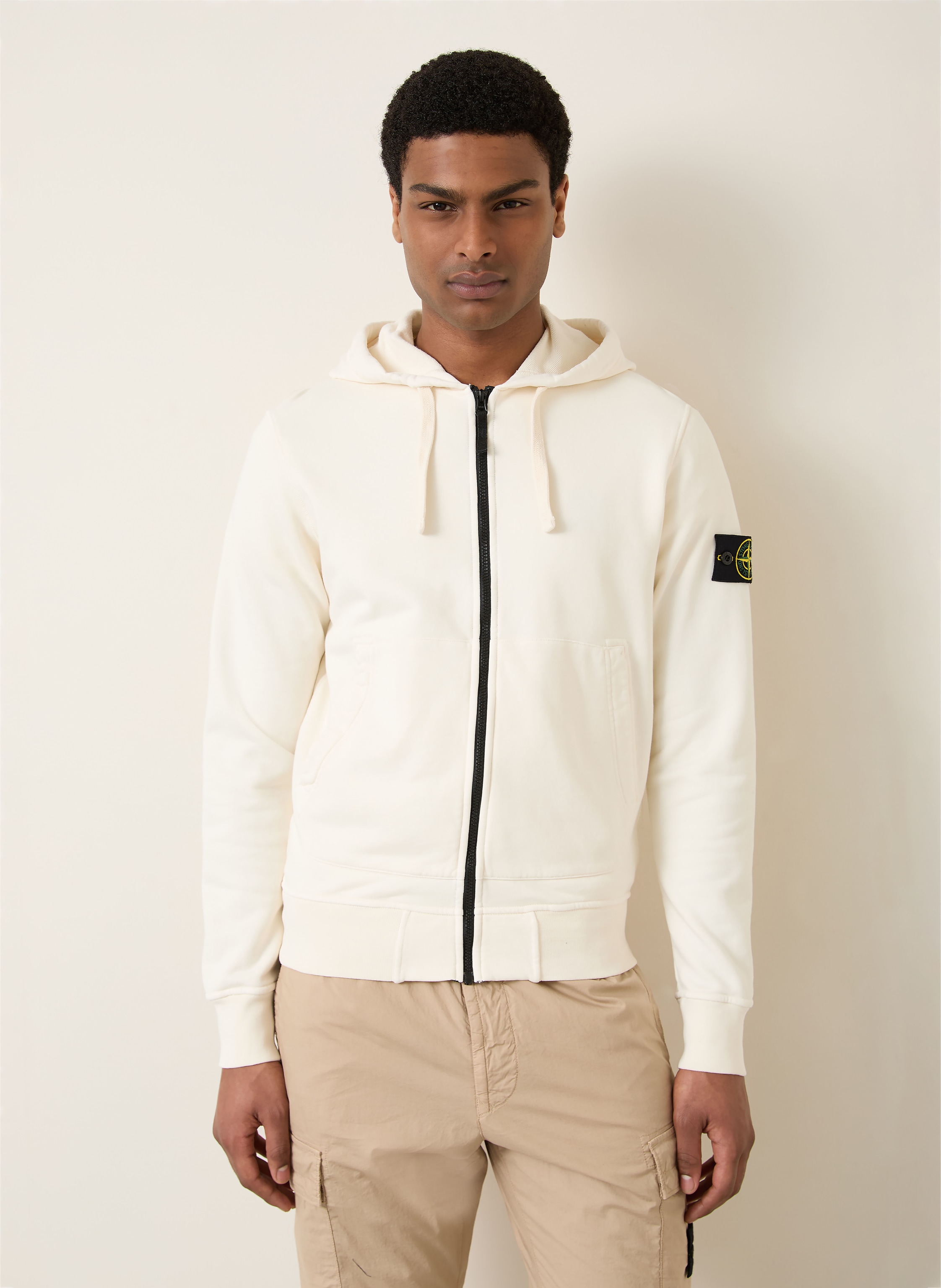 Thumbnail - Stone Island Sweatjacke beige