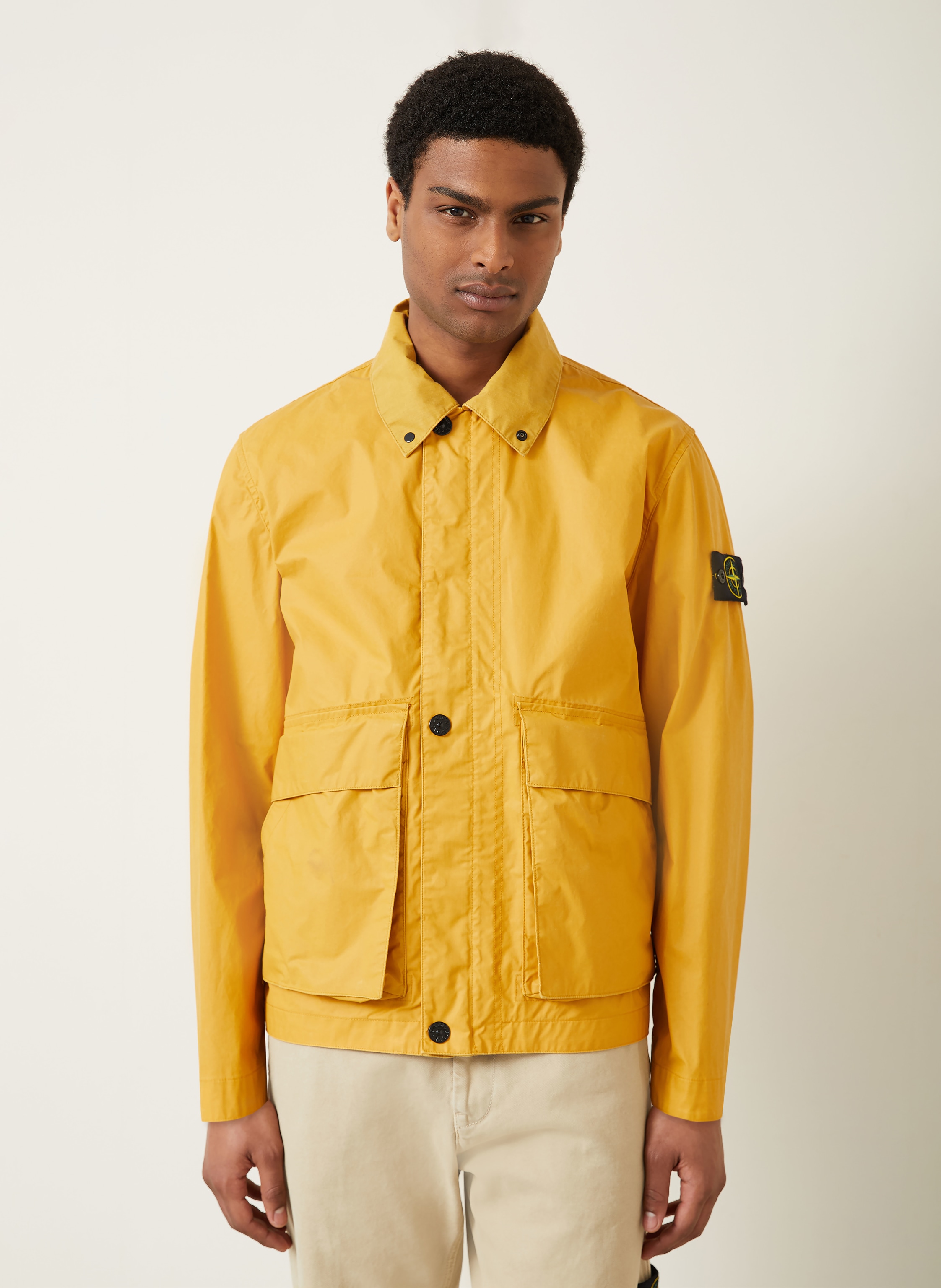 Thumbnail - Stone Island Overjacket Tela gelb