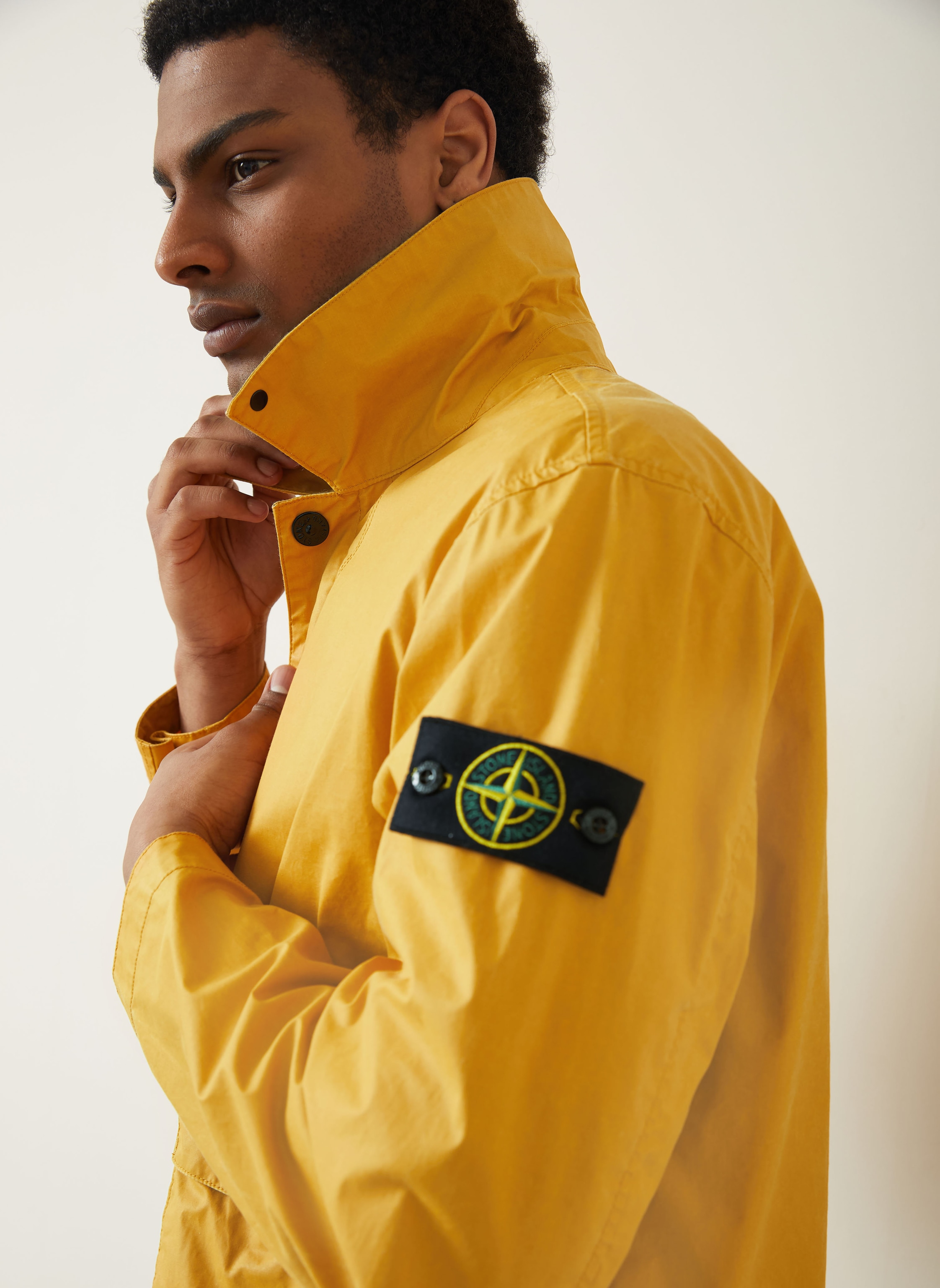 Thumbnail - Stone Island Overjacket Tela gelb