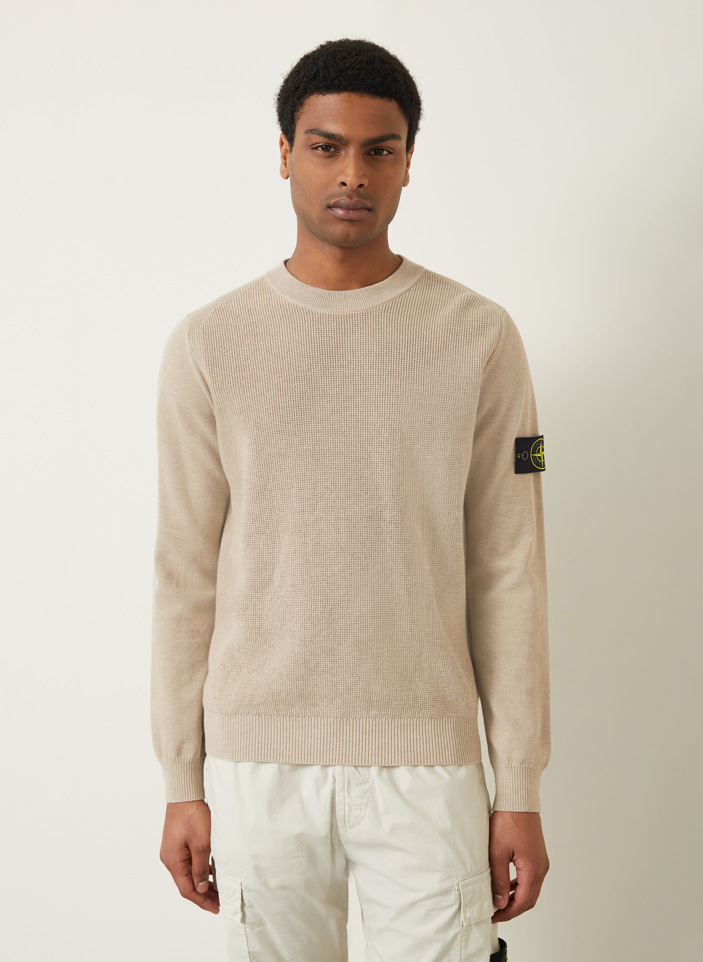 Thumbnail - Stone Island Pullover beige