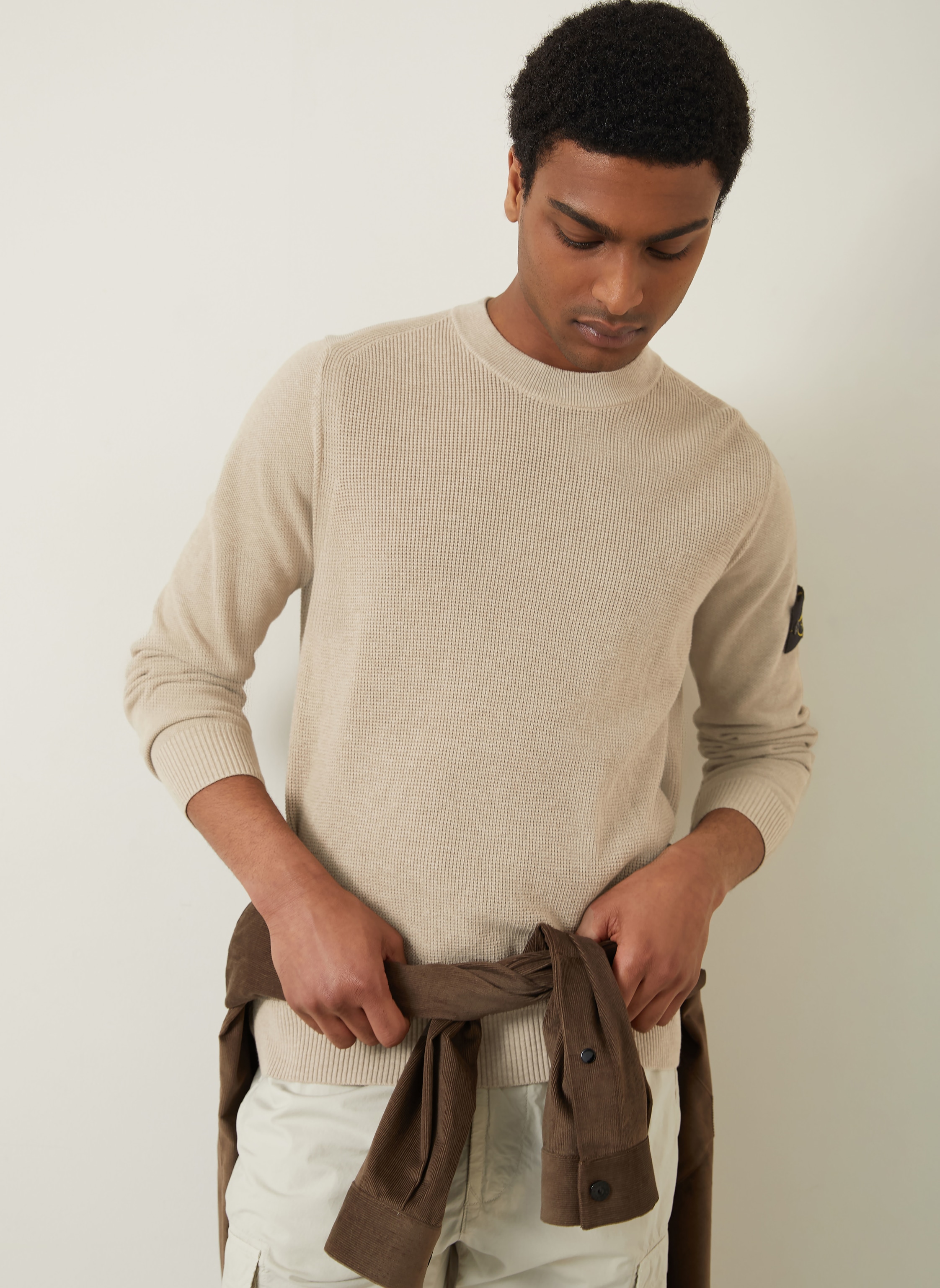 Thumbnail - Stone Island Pullover beige