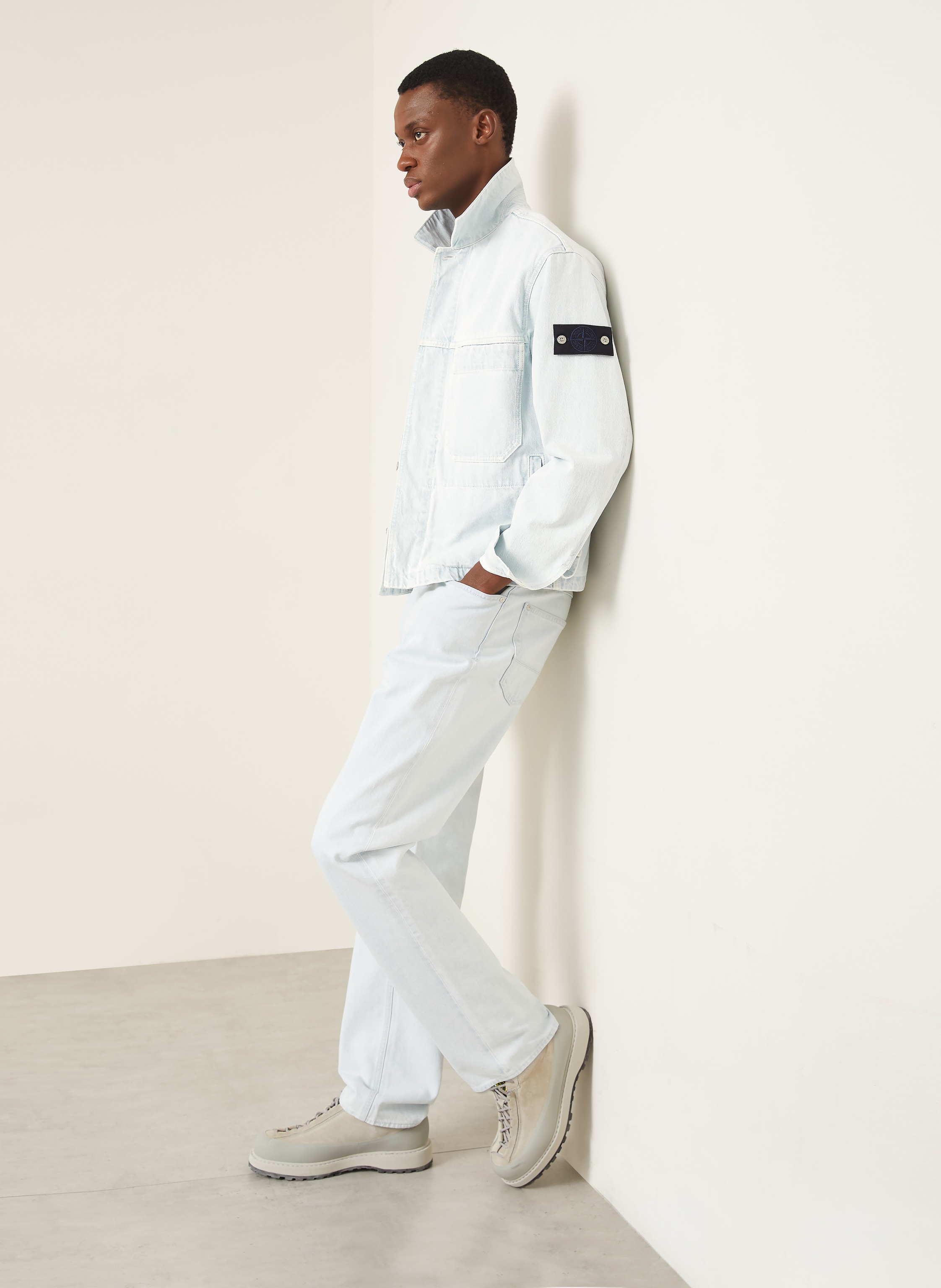 Thumbnail - Stone Island Jeans Straight Fit blau