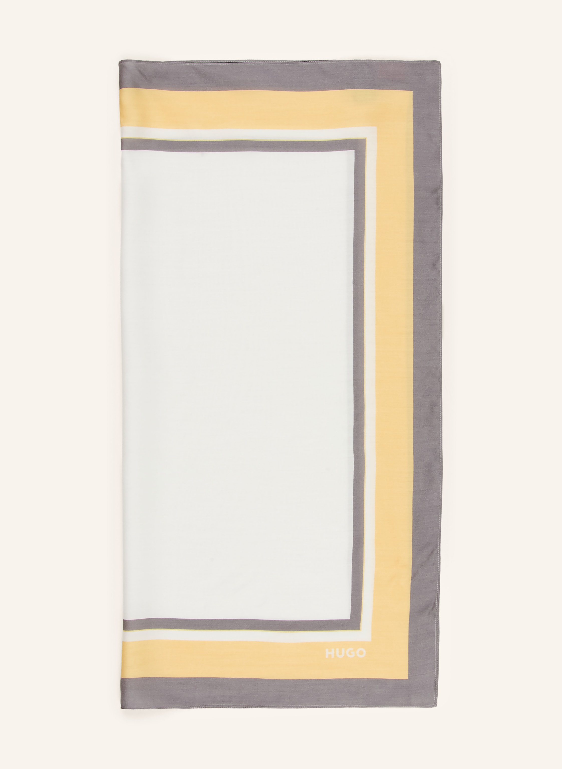 Hugo Hugo Tuch gelb in CREME / GRAU / GELB