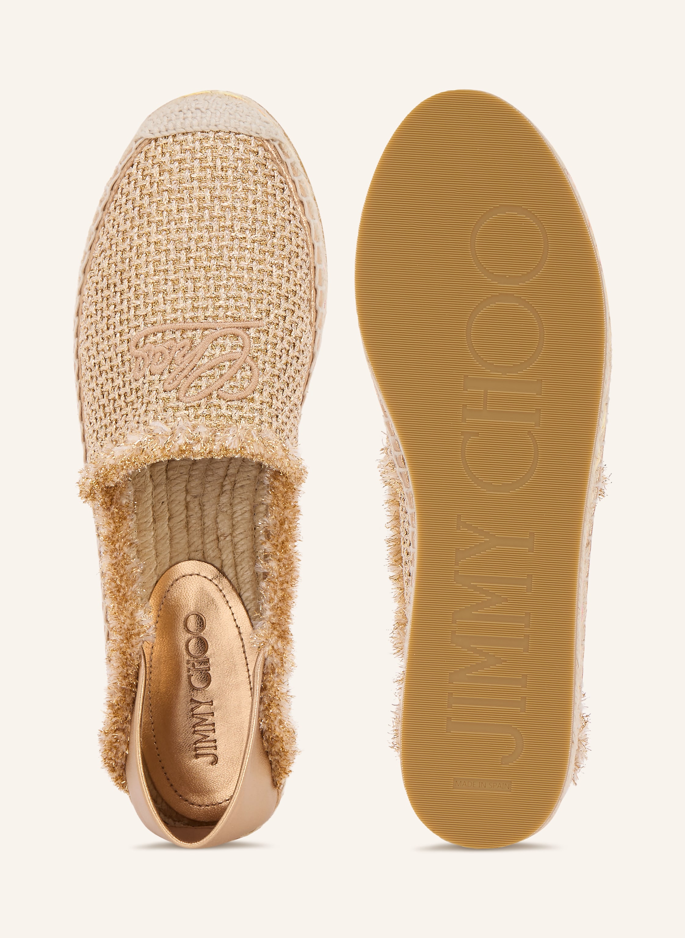 Thumbnail - Jimmy Choo Espadrilles Avi beige