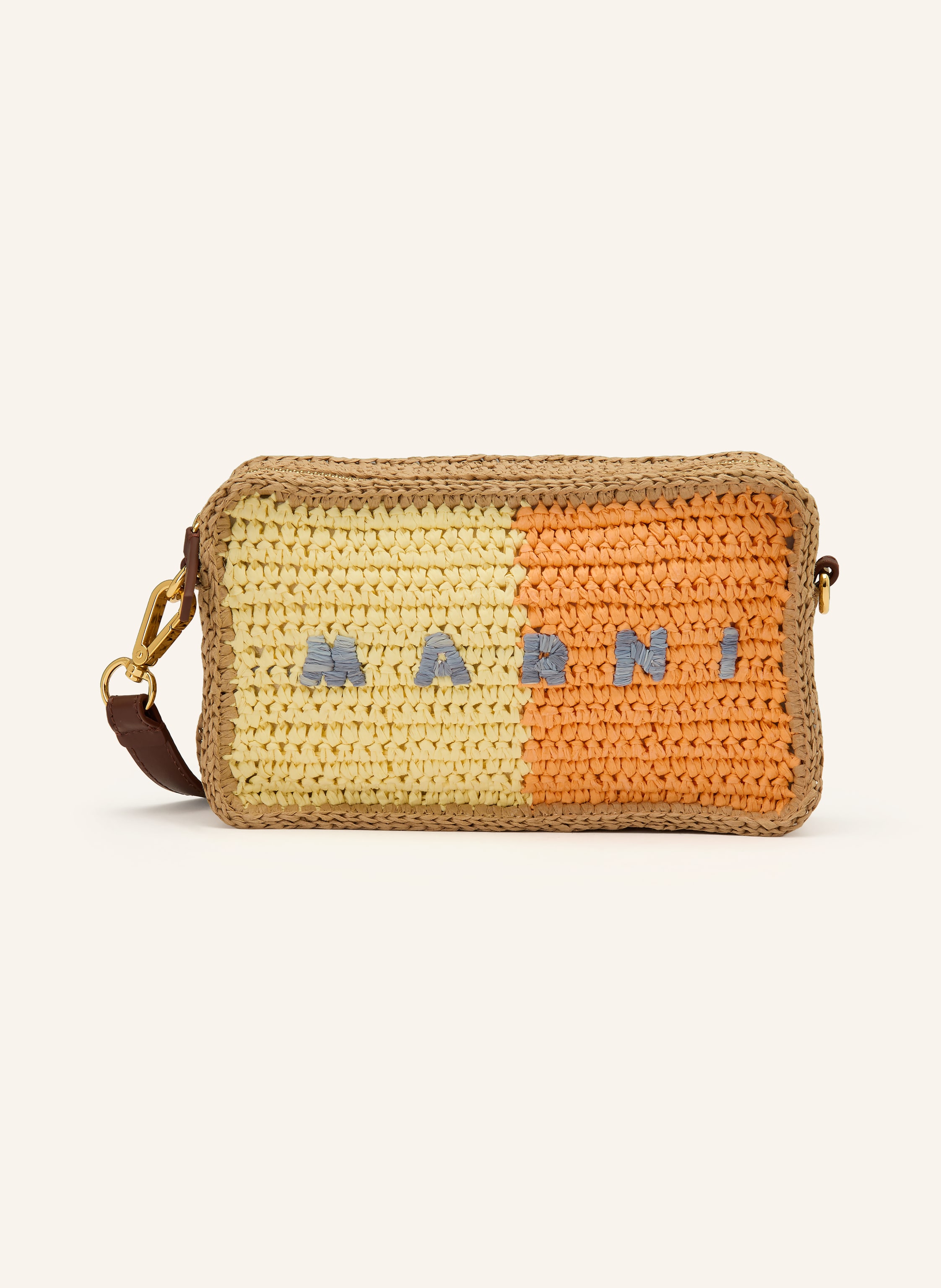 Marni Marni Umhängetasche orange in ORANGE / BEIGE / HELLGELB