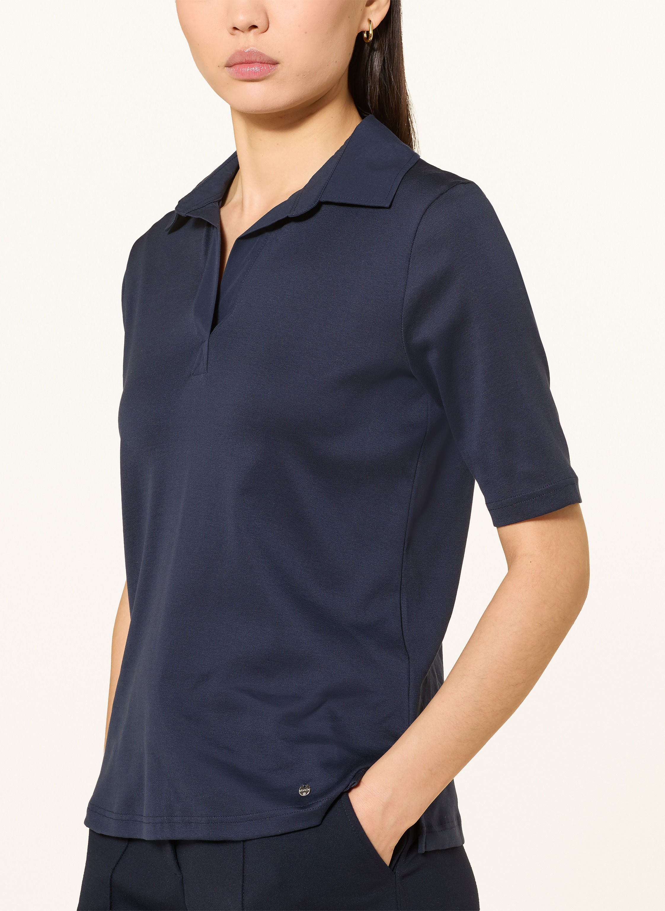 Thumbnail - Efixelle Jersey-Poloshirt blau