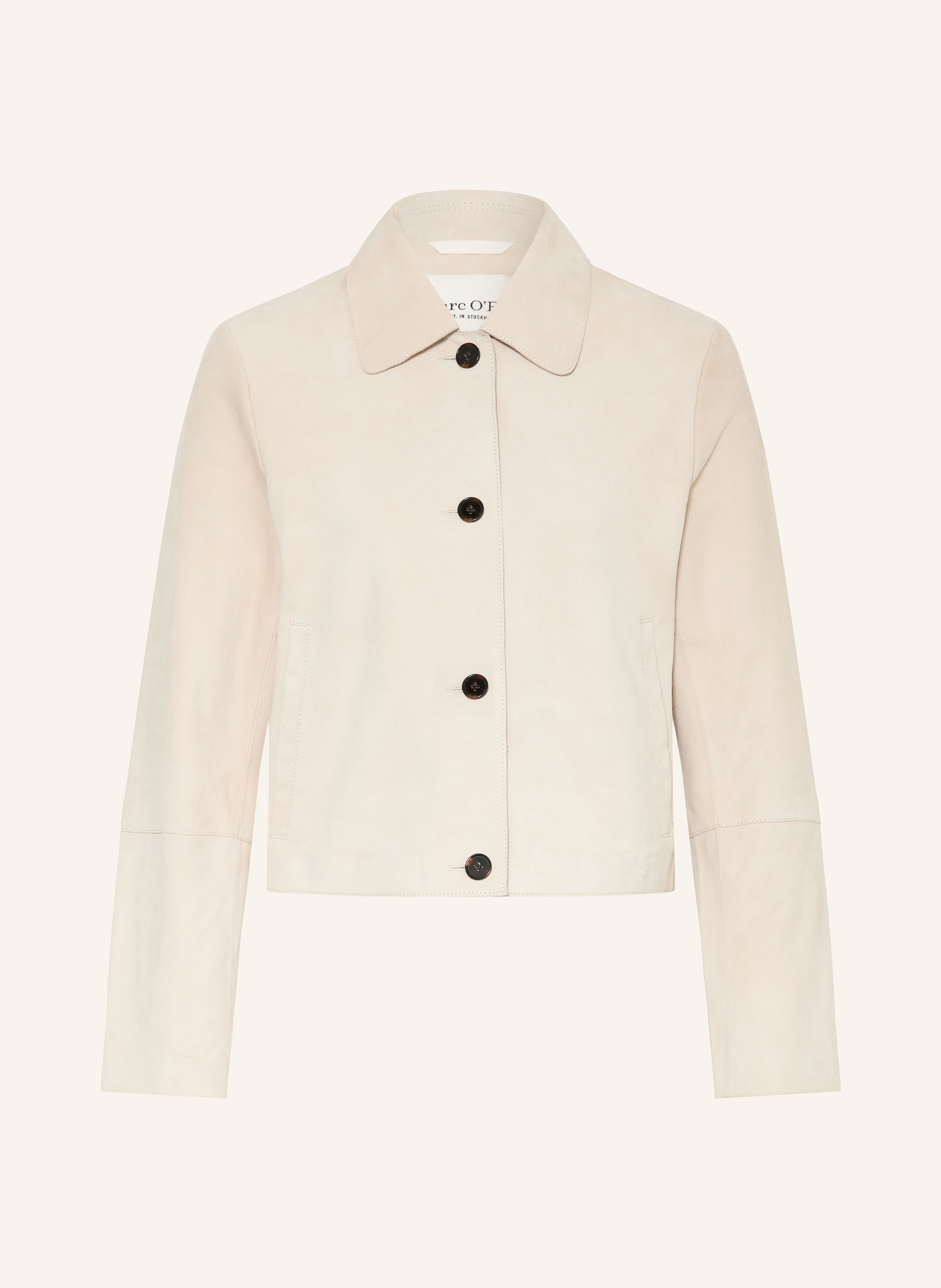 Marc O'polo Lederjacke beige