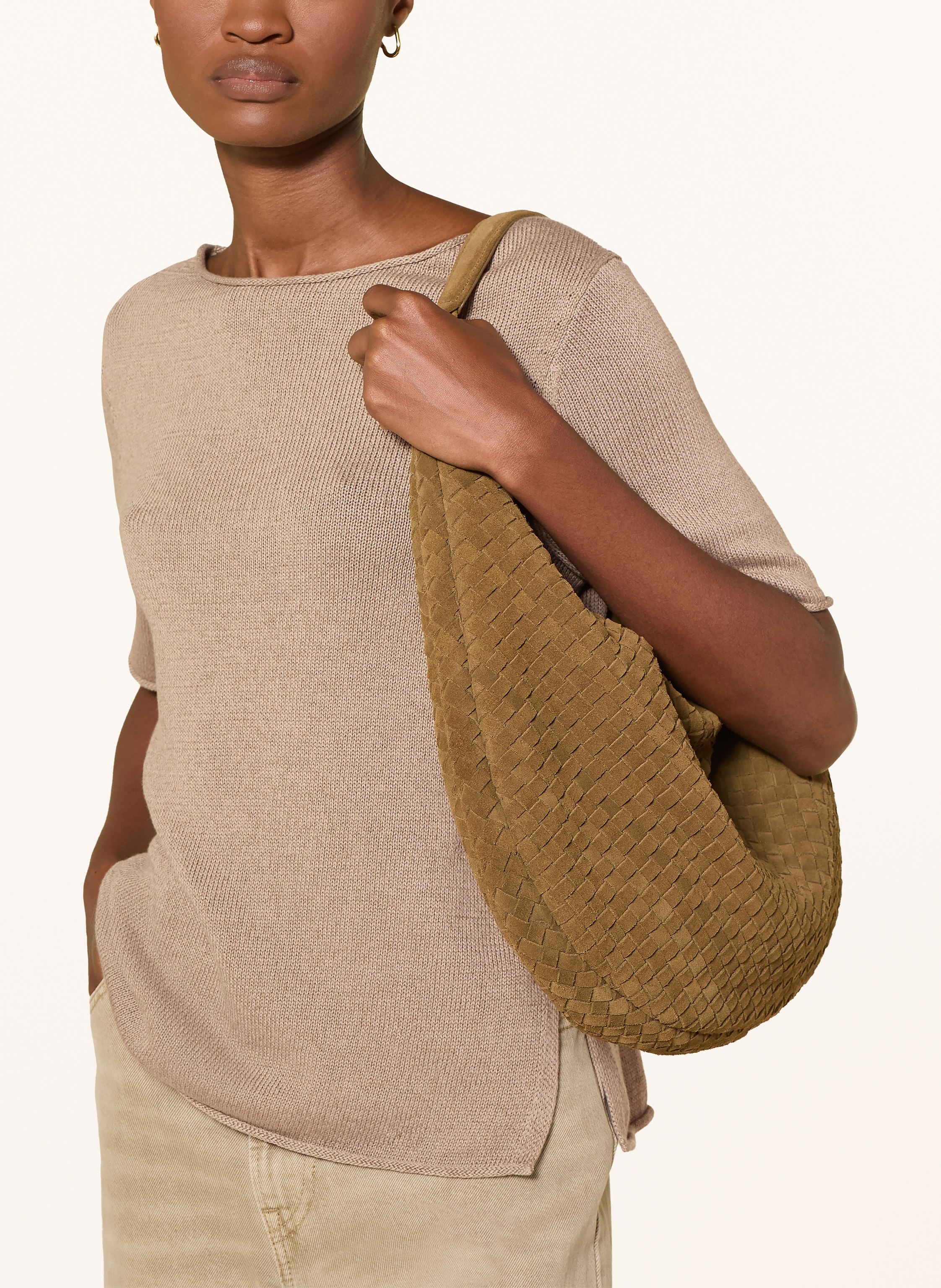 Thumbnail - Marc O'polo Strickshirt beige