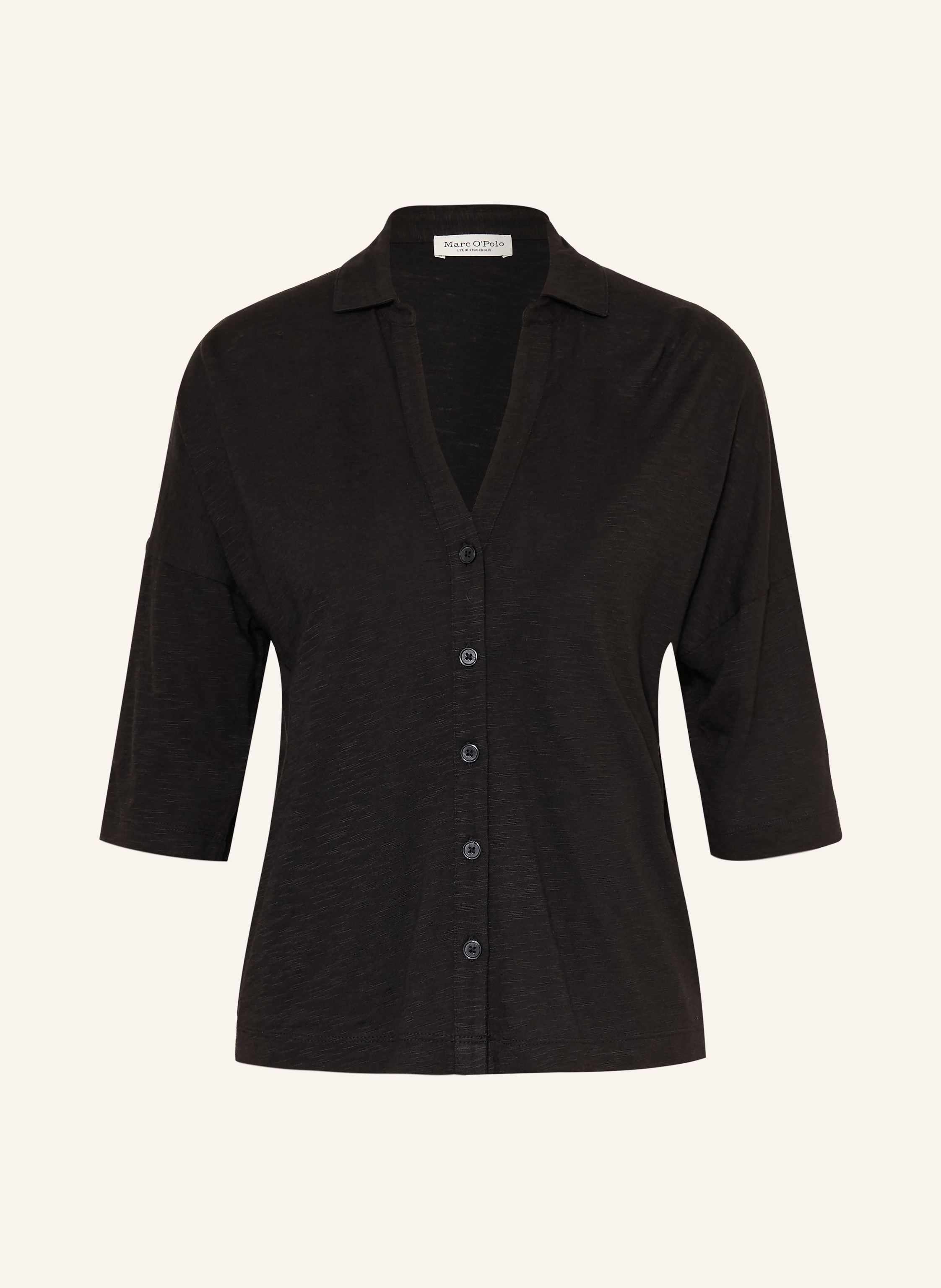 Marc O'polo Jerseybluse Mit 3/4-Arm schwarz