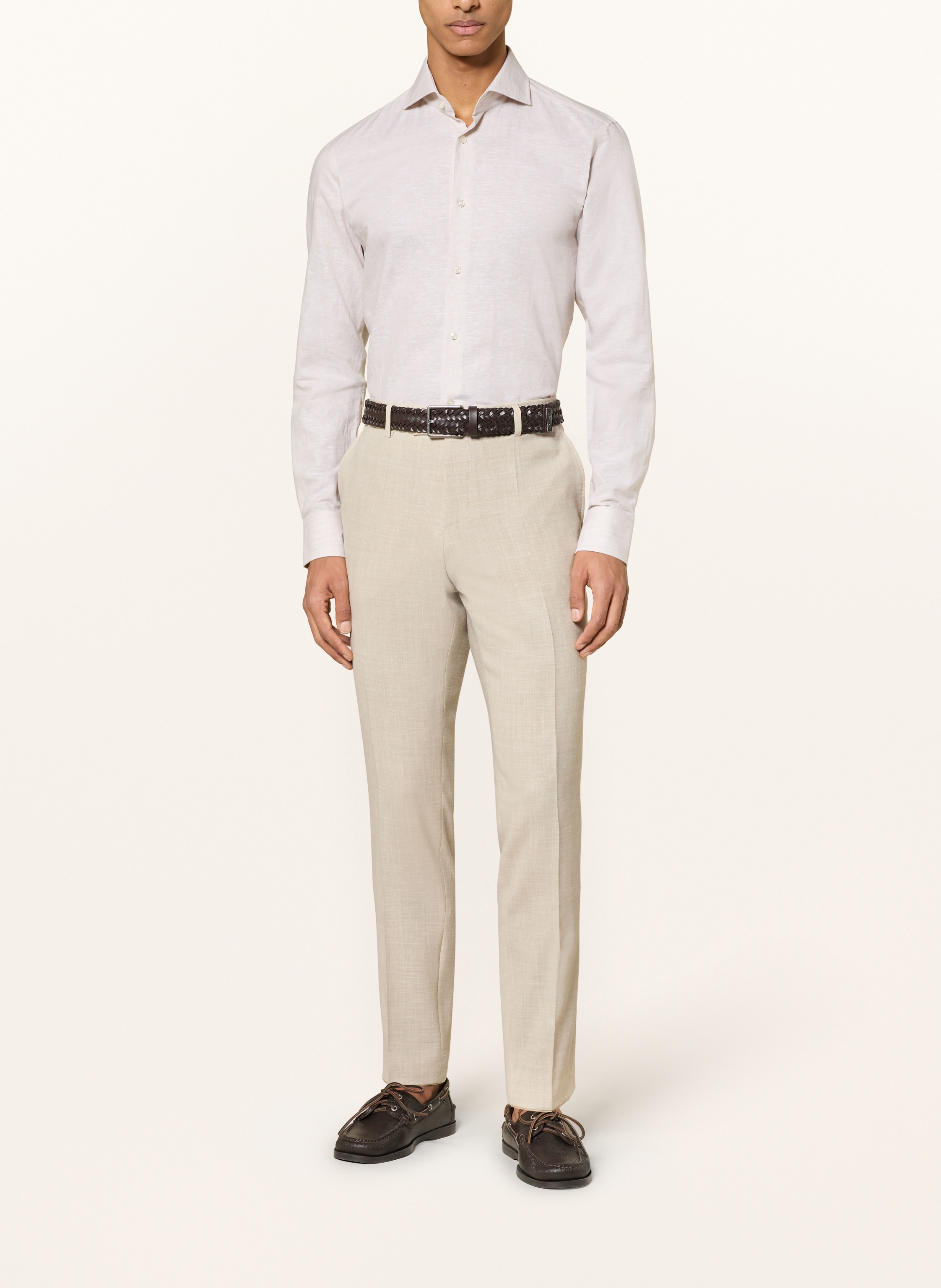 Thumbnail - Boss Anzug Huge Slim Fit beige