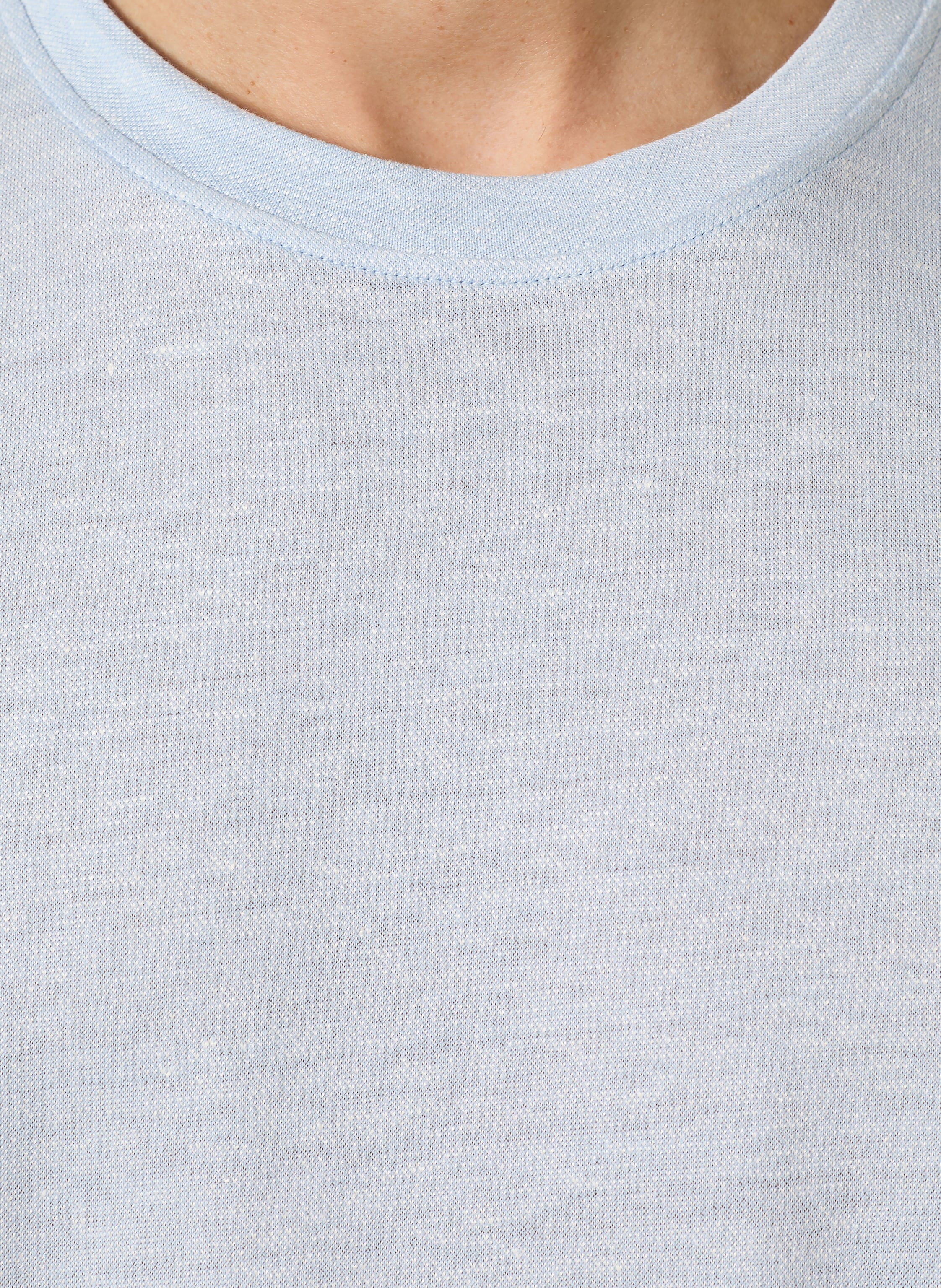 Thumbnail - Boss T-Shirt Thompson Mt Leinen blau