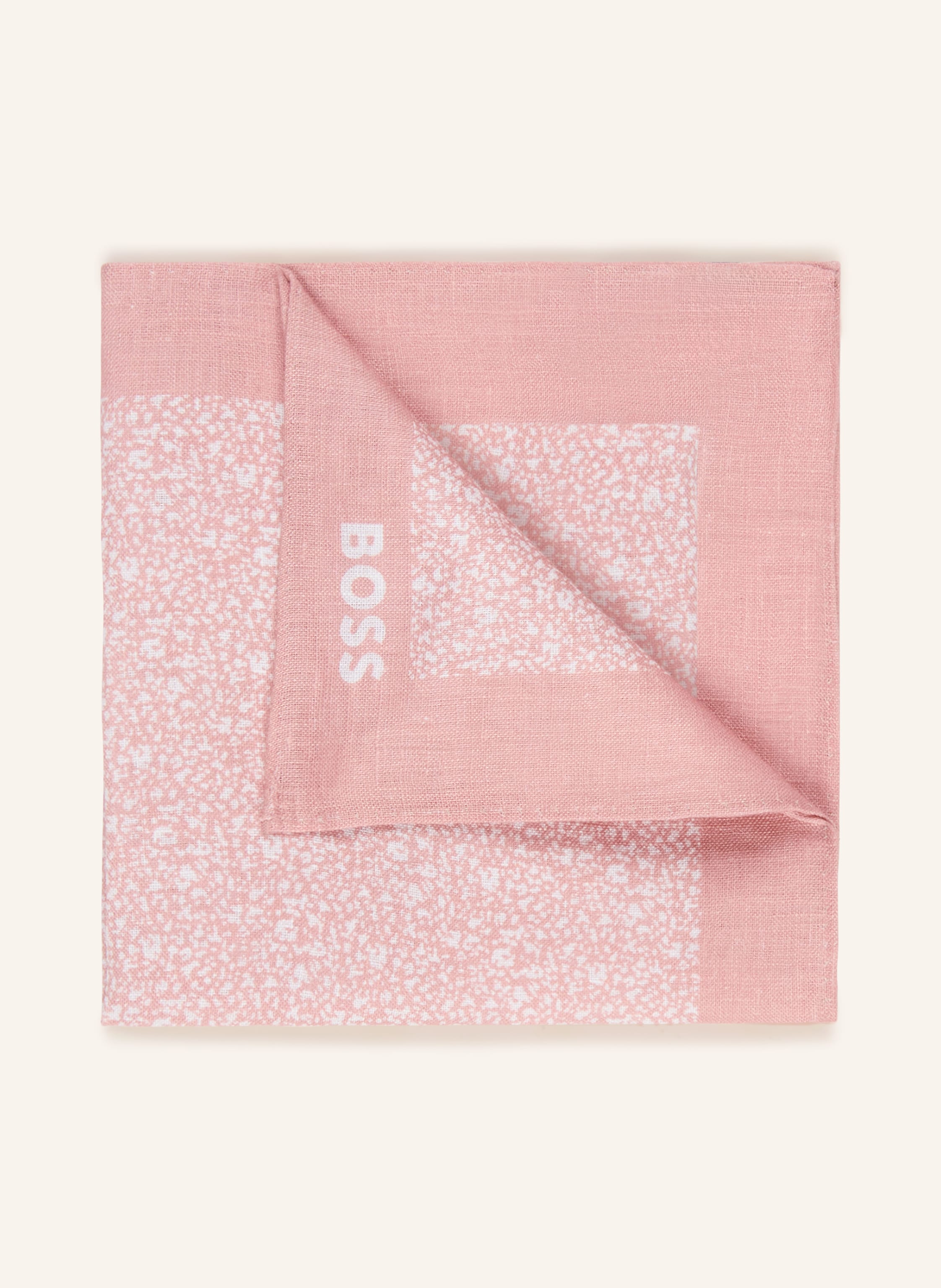 Boss Boss Einstecktuch C-Pocket Aus Leinen beige in ALTROSA / CREME