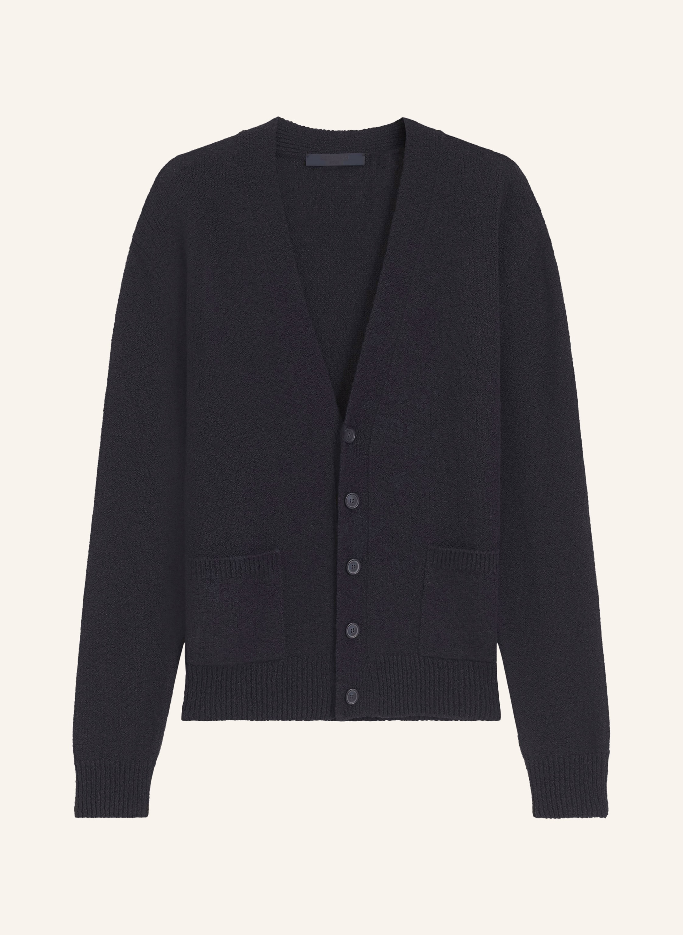 Boss Strickjacke Nivo blau