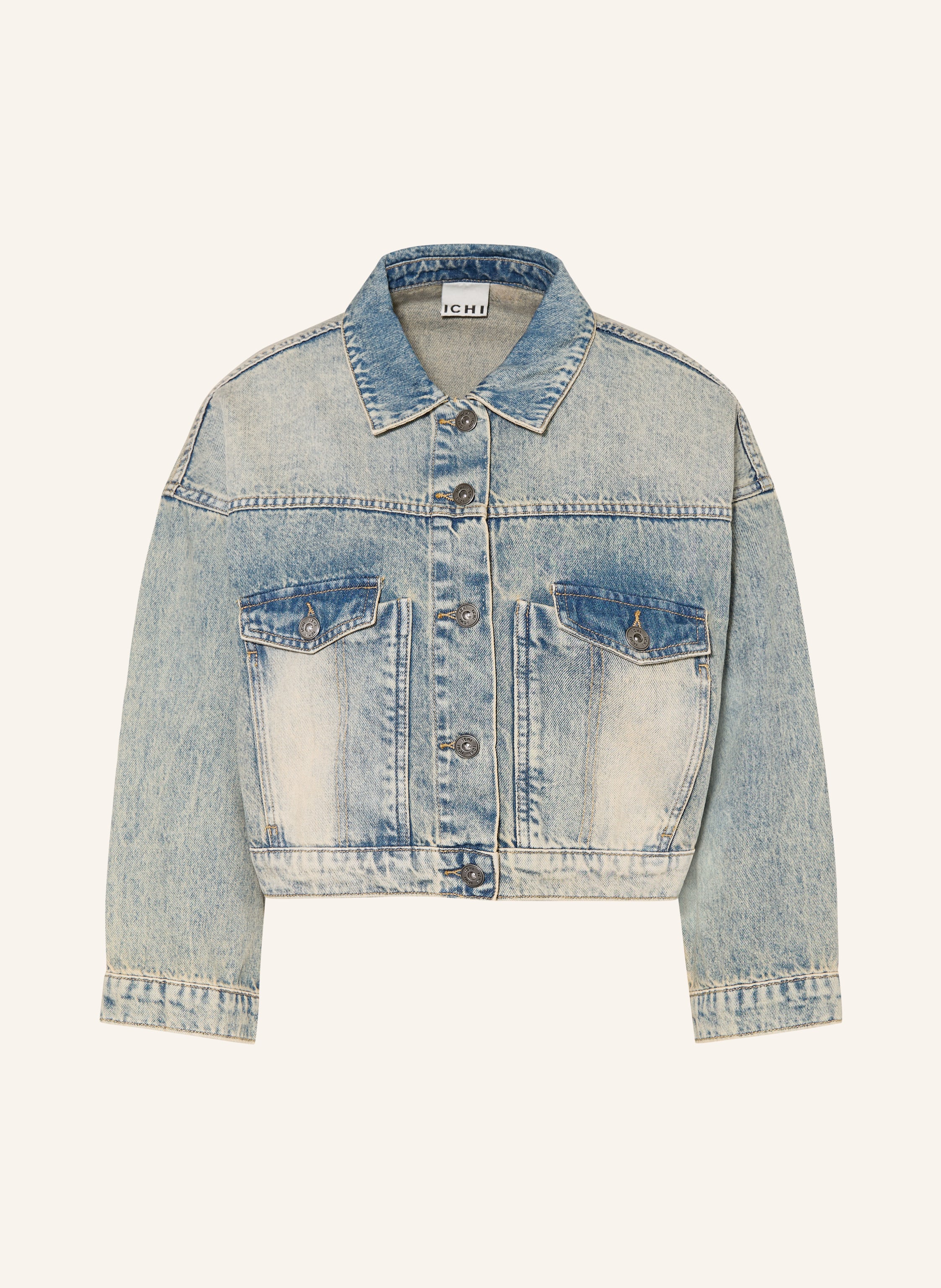 Ichi Jeansjacke Ihnovanna blau
