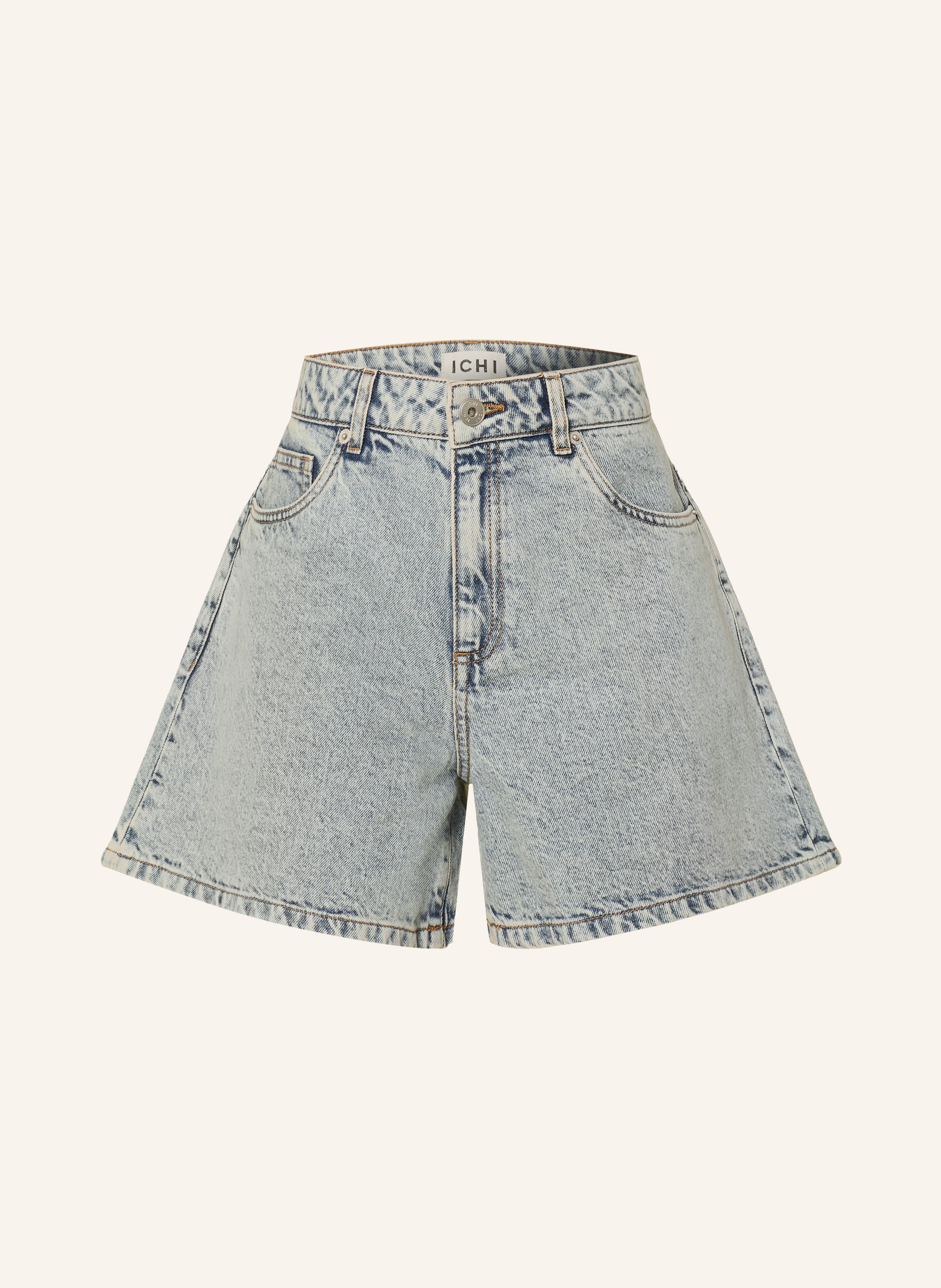 Ichi Jeansshorts Ihaveny blau