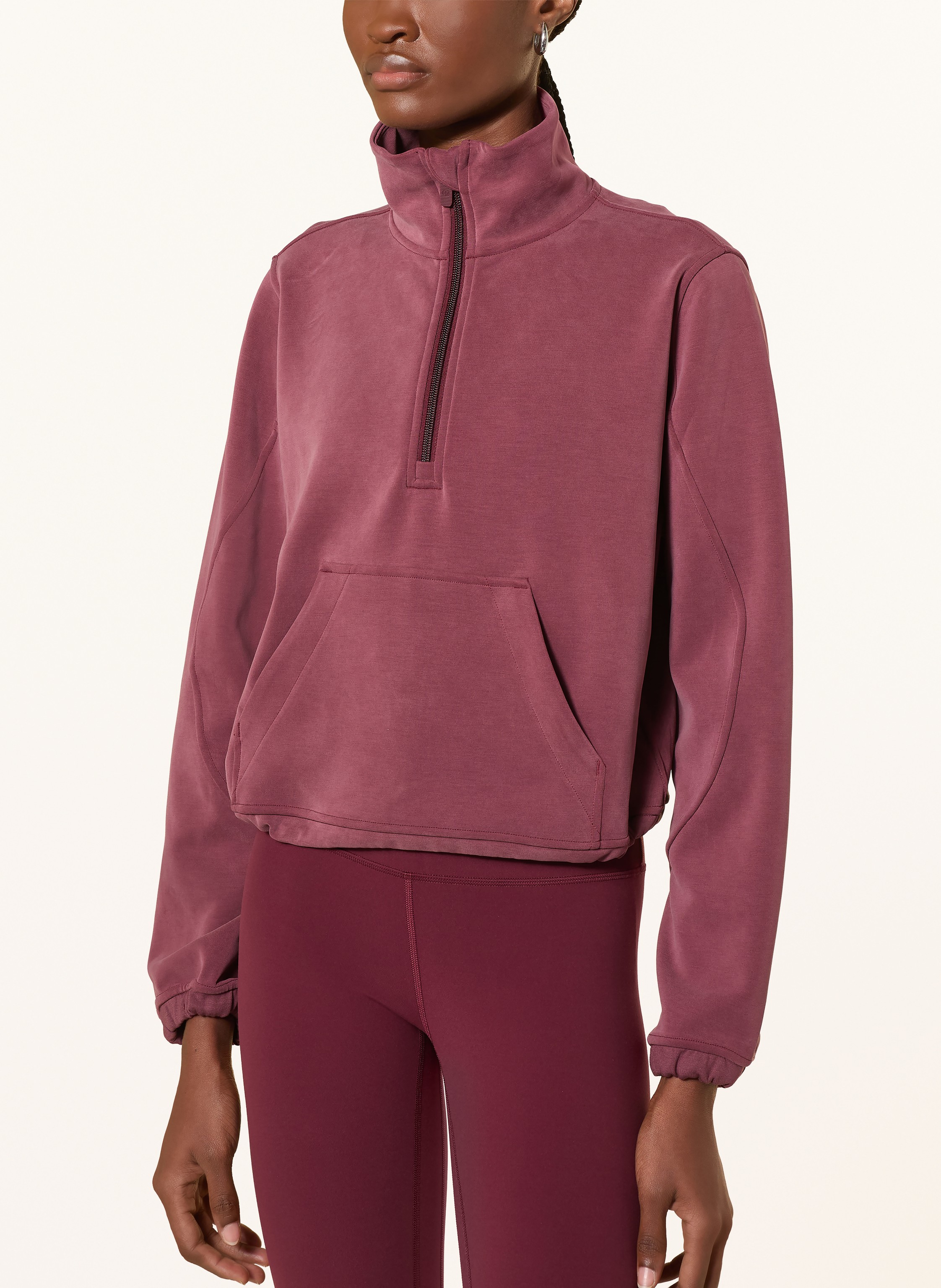 Thumbnail - Lululemon Sweat-Troyer Brushed Softstreme rot
