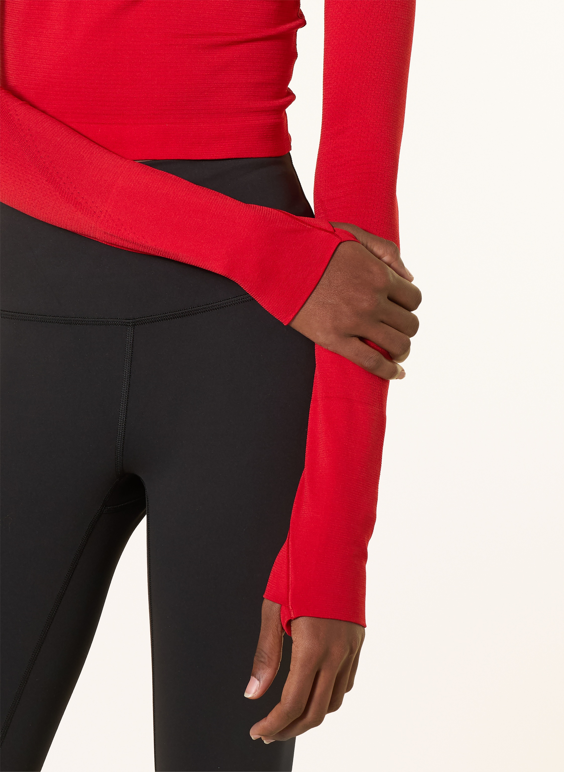 Thumbnail - Lululemon Cropped-Shirt Swiftly Tech rot