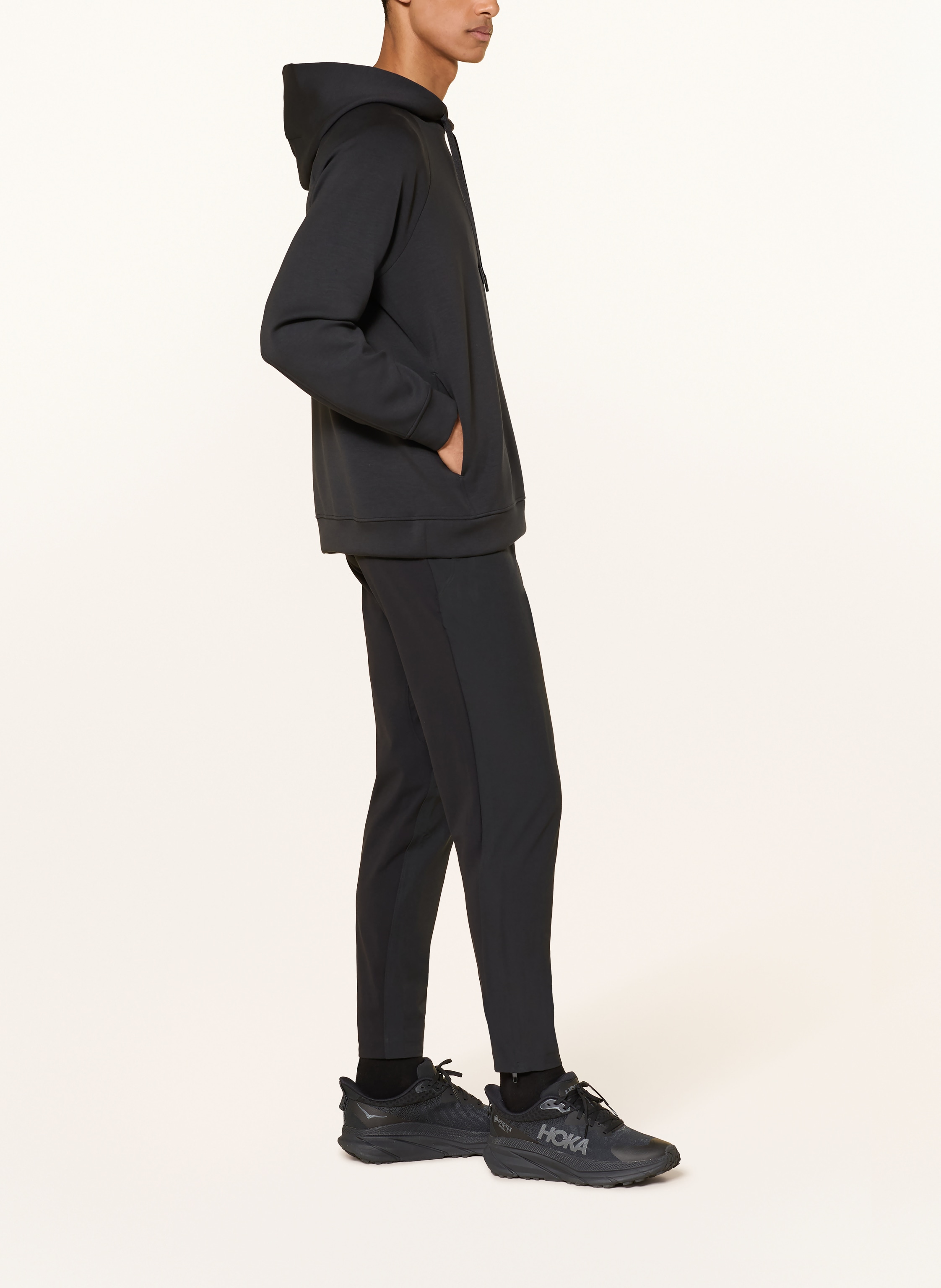 Thumbnail - Lululemon Hoodie Smooth Spacer schwarz