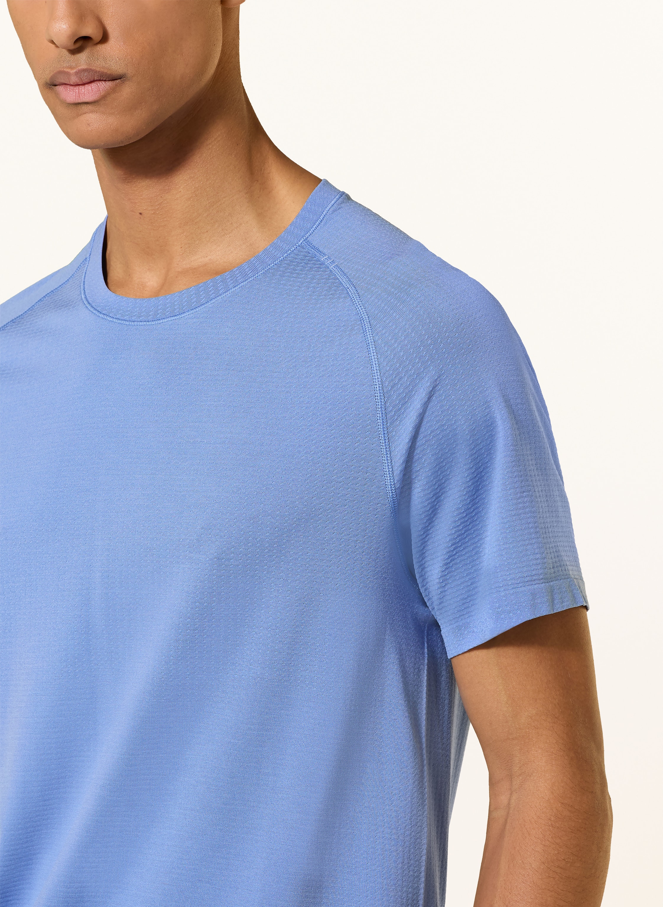 Thumbnail - Lululemon Trainingsshirt Metal Vent blau
