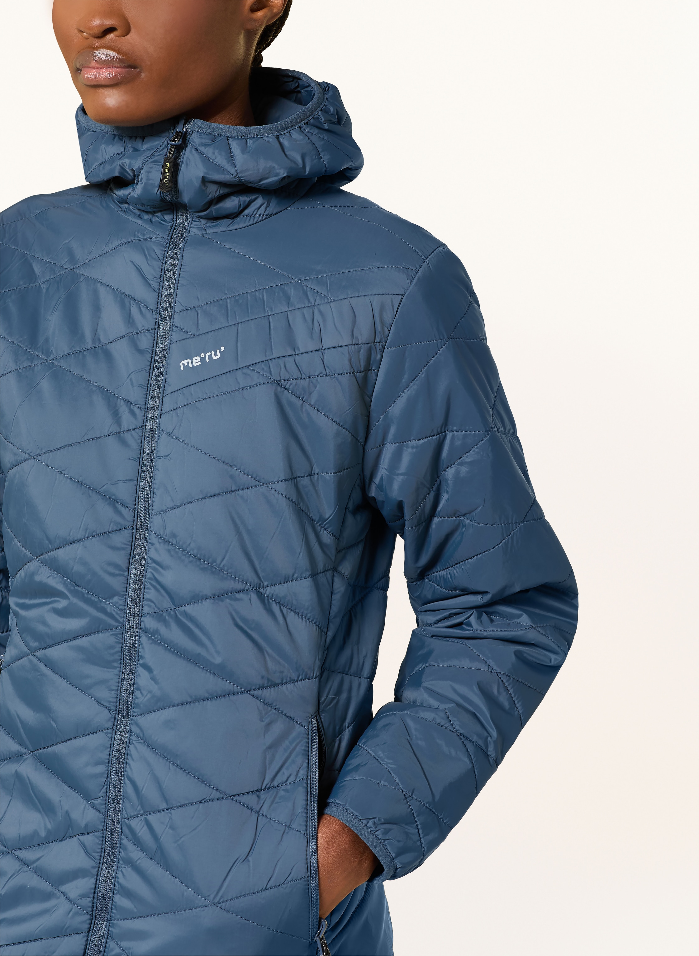 Thumbnail - Me°Ru' Steppjacke Ithari Zum Wenden blau