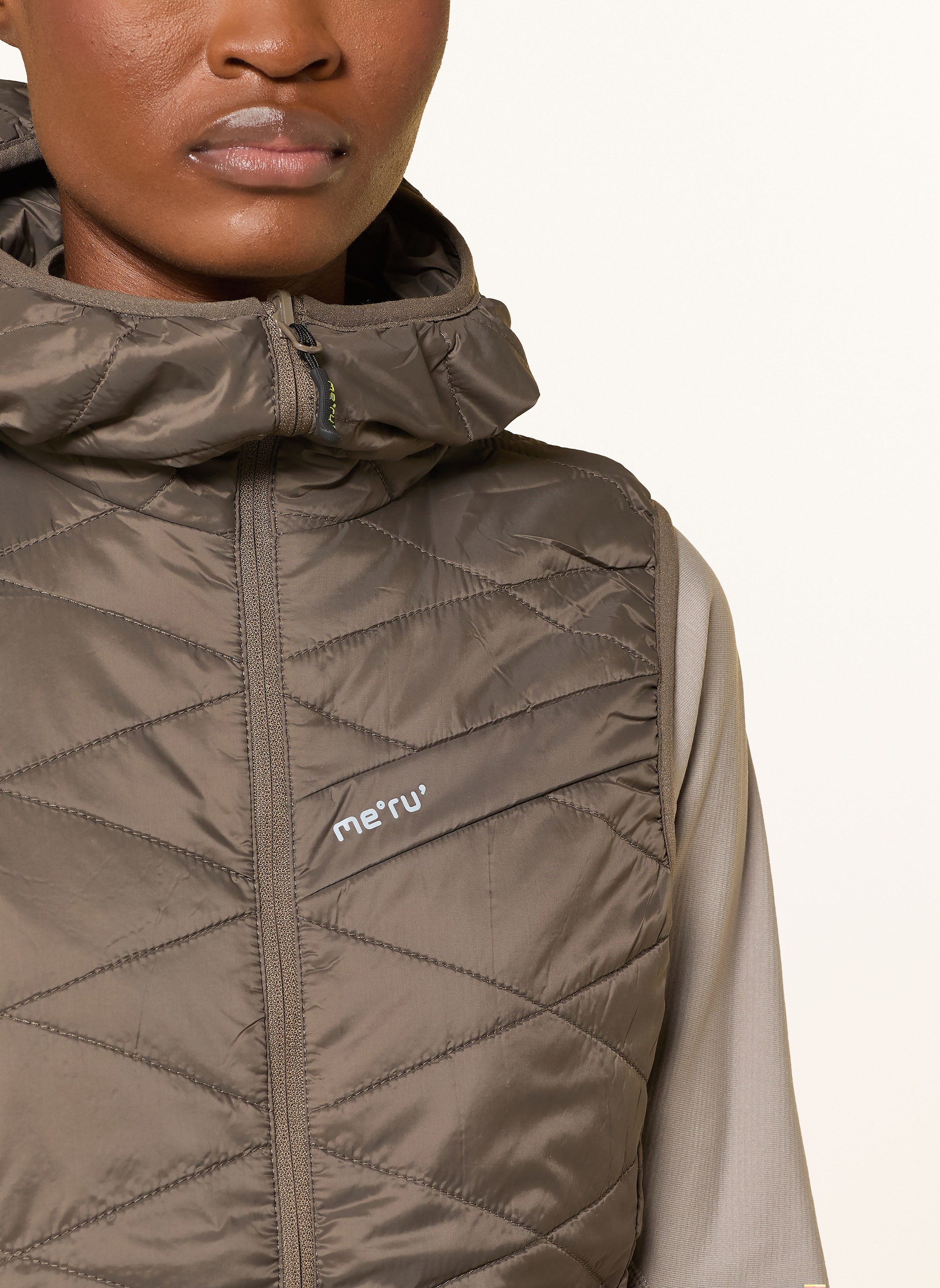 Thumbnail - Me°Ru' Steppweste Ithari Zum Wenden braun