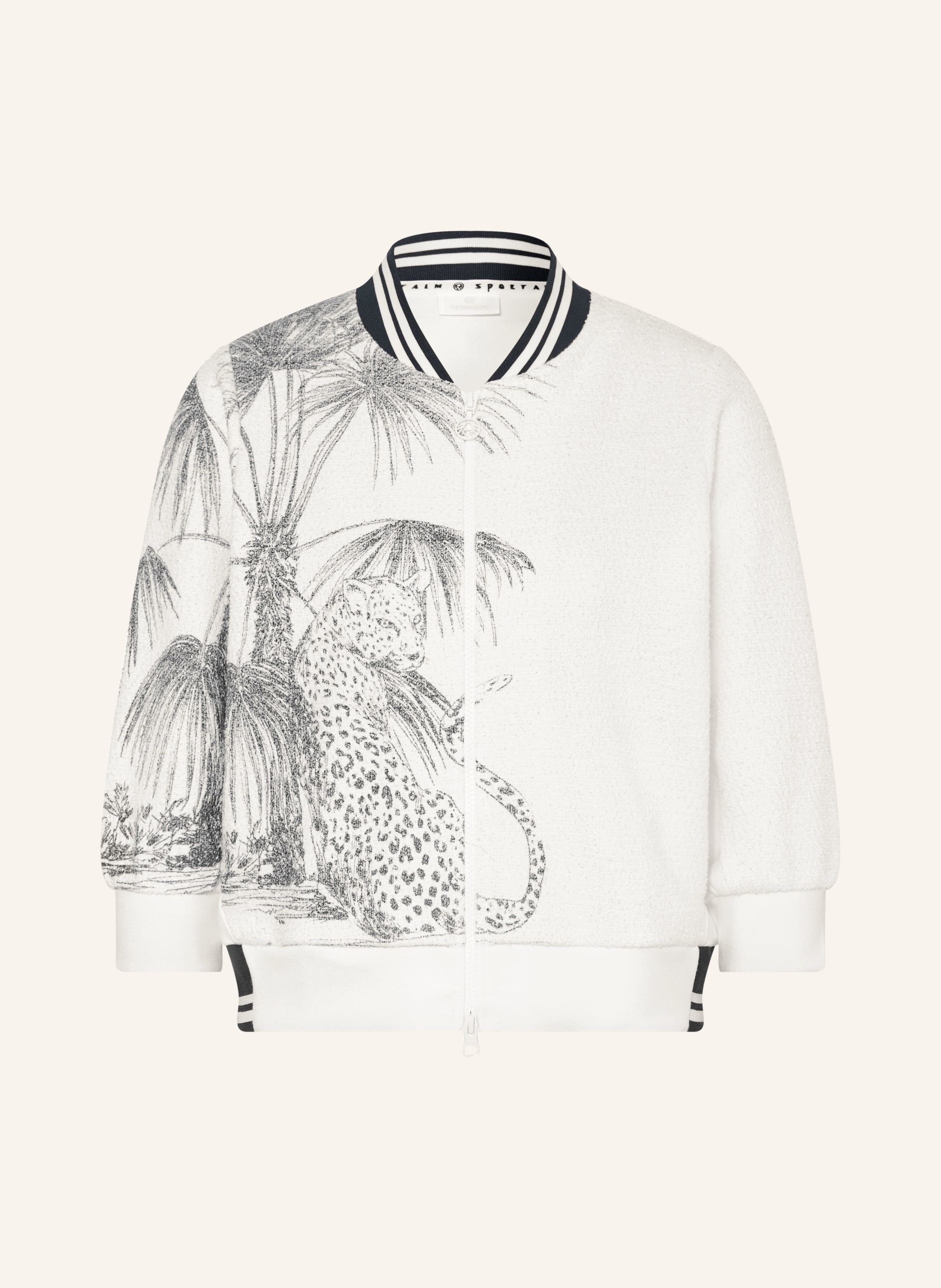 Sportalm Blouson Im Materialmix Mit 3/4-Arm weiss