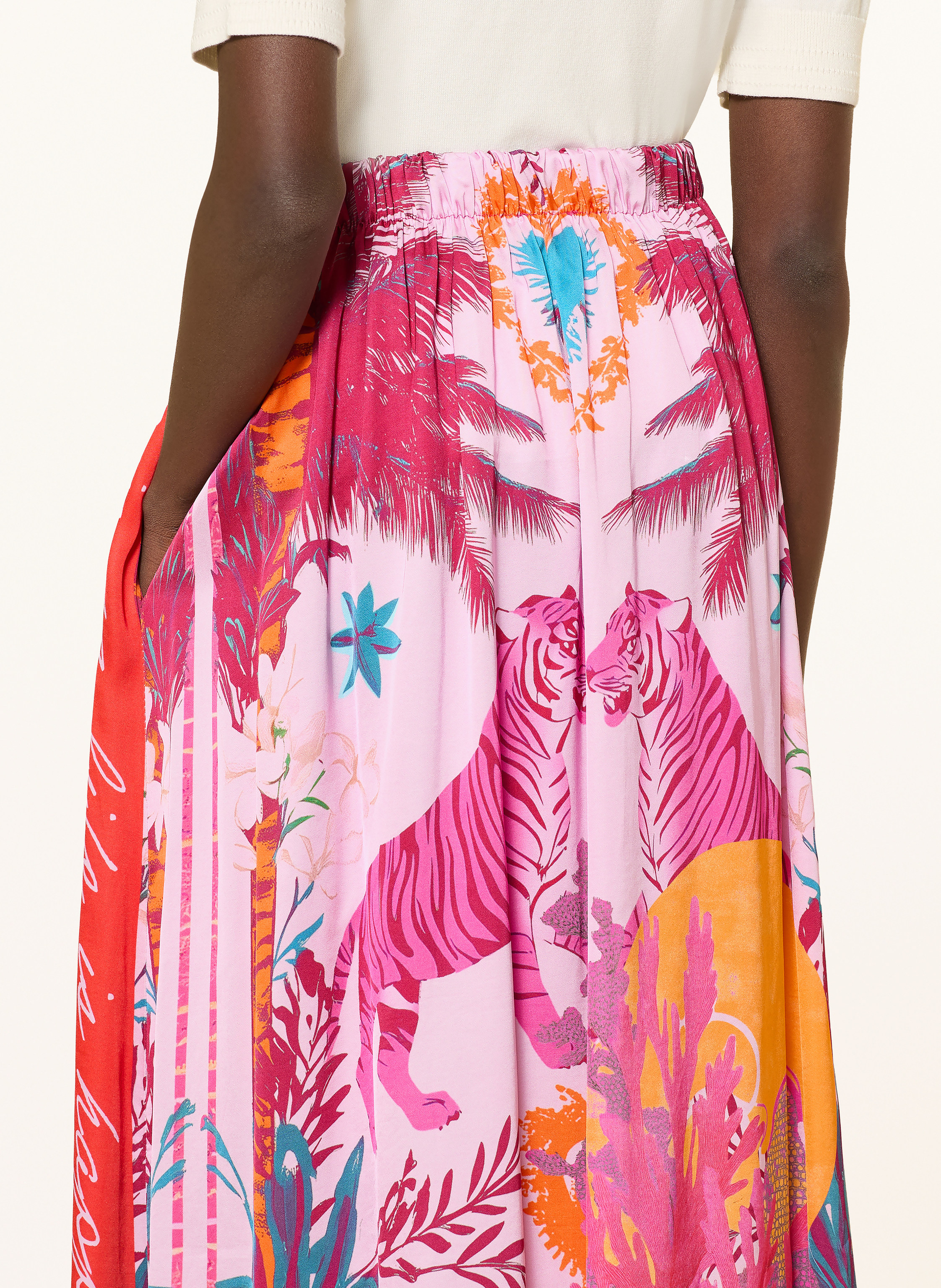 Thumbnail - Miss Goodlife Satinrock Tiger Heart pink