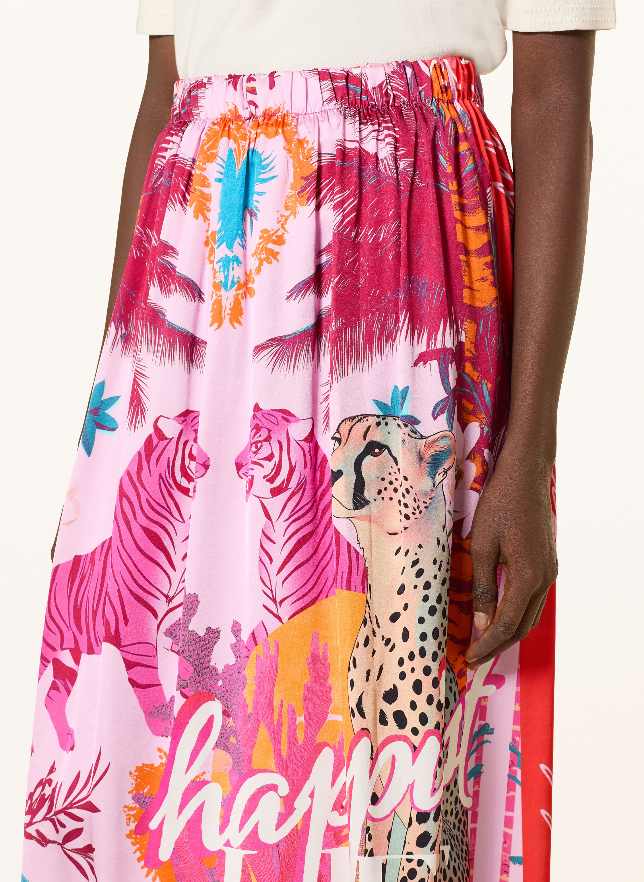 Thumbnail - Miss Goodlife Satinrock Tiger Heart pink