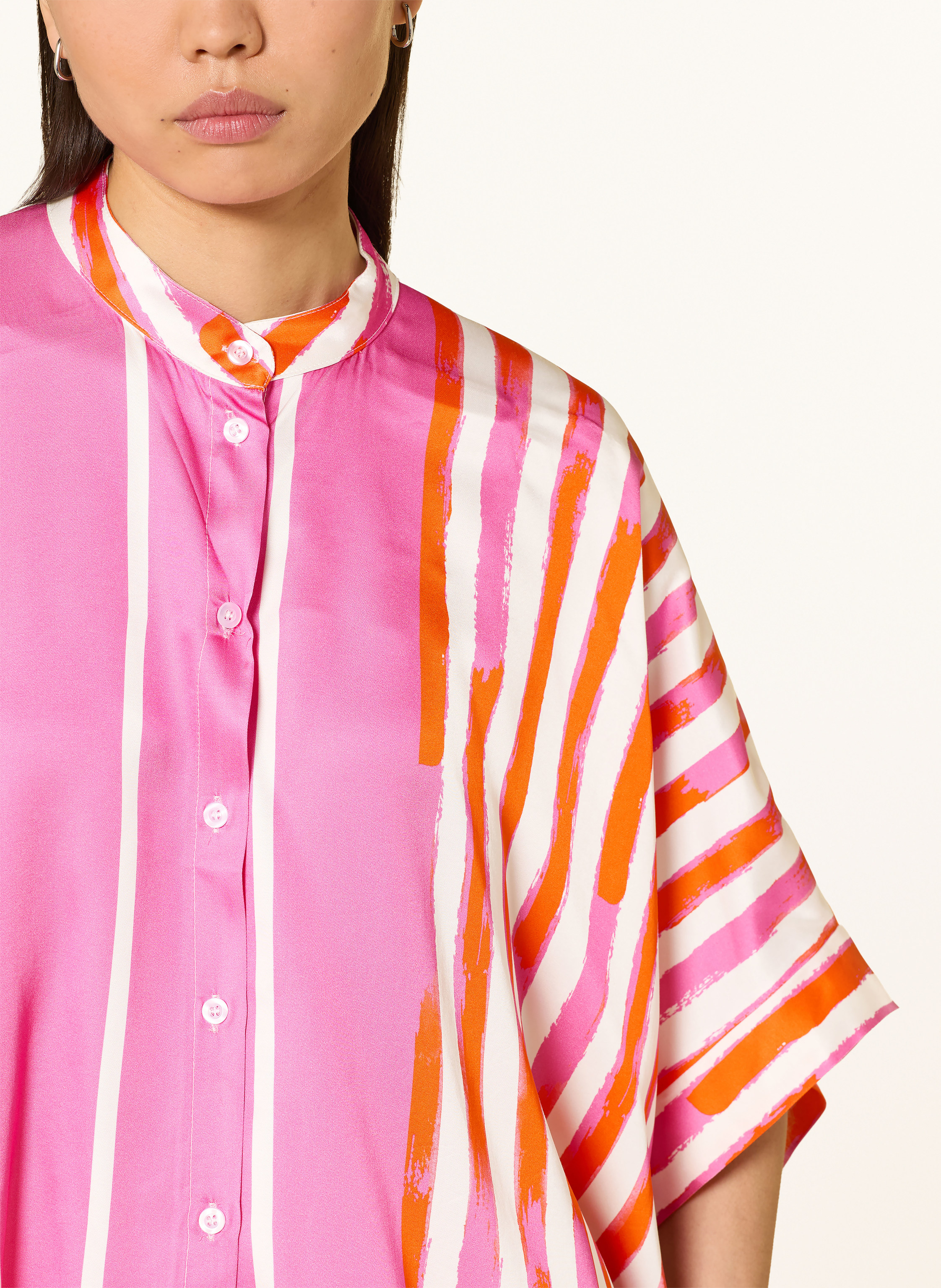 Thumbnail - Miss Goodlife Satinbluse pink