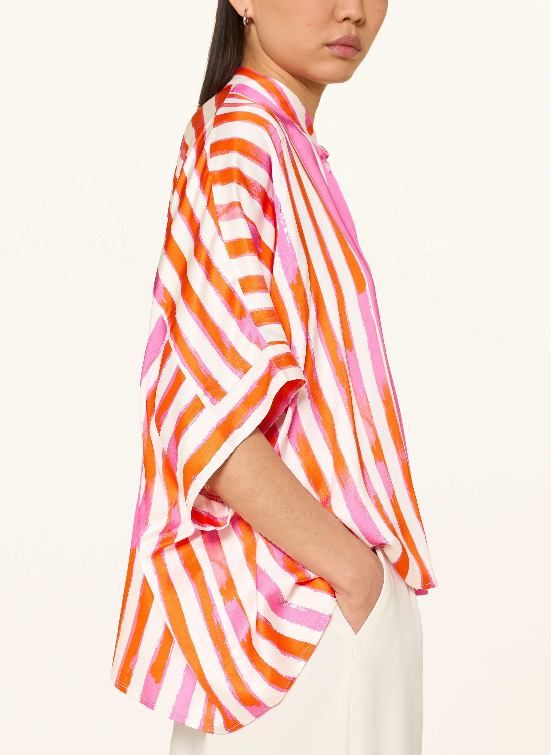 Thumbnail - Miss Goodlife Satinbluse pink