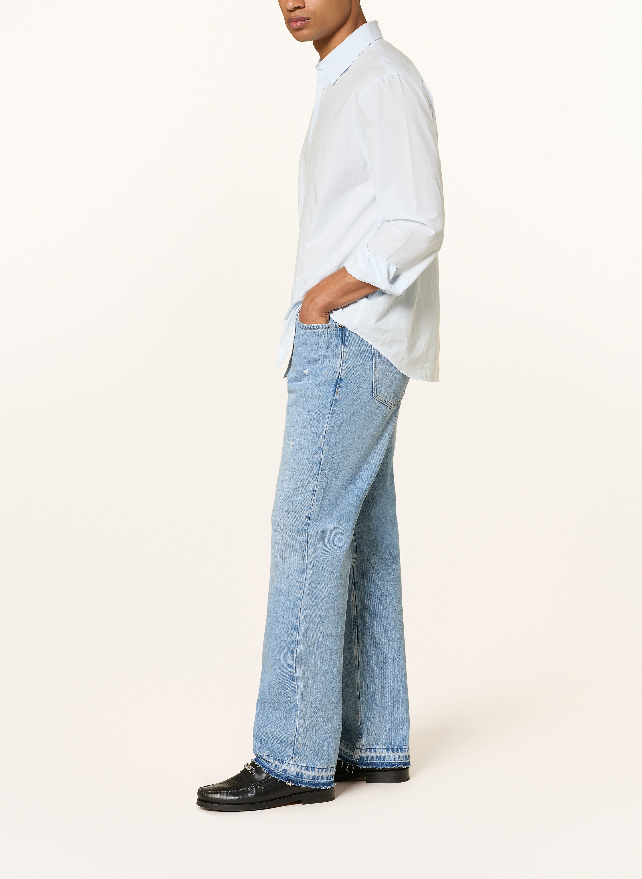 Thumbnail - Eightyfive Destroyed Jeans Straight Fit blau