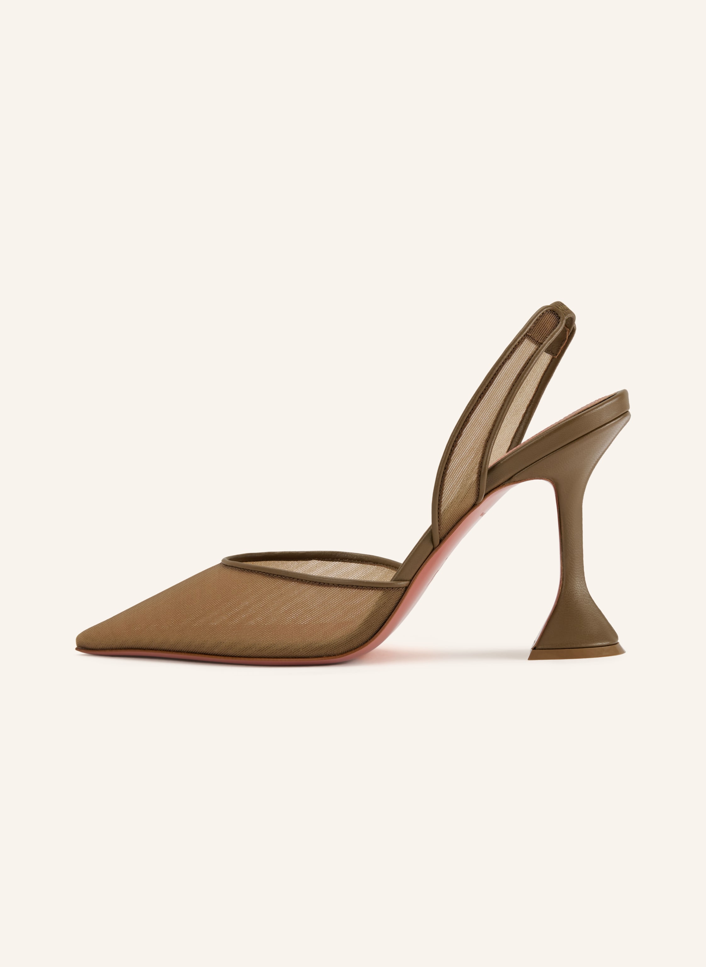 Thumbnail - Amina Muaddi Slingpumps Holli beige