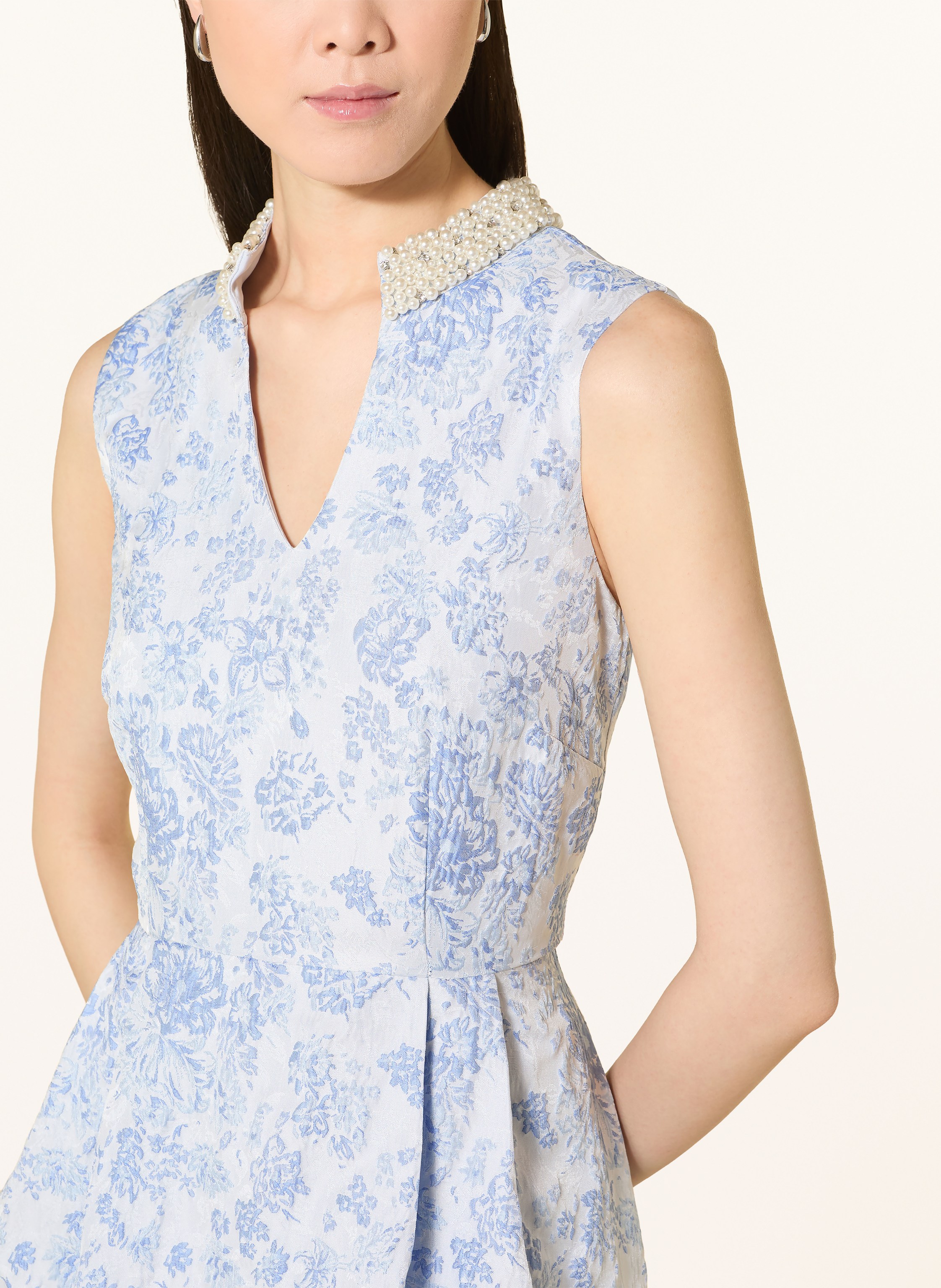 Thumbnail - Apart Abendkleid Mit Schmuckperlen blau