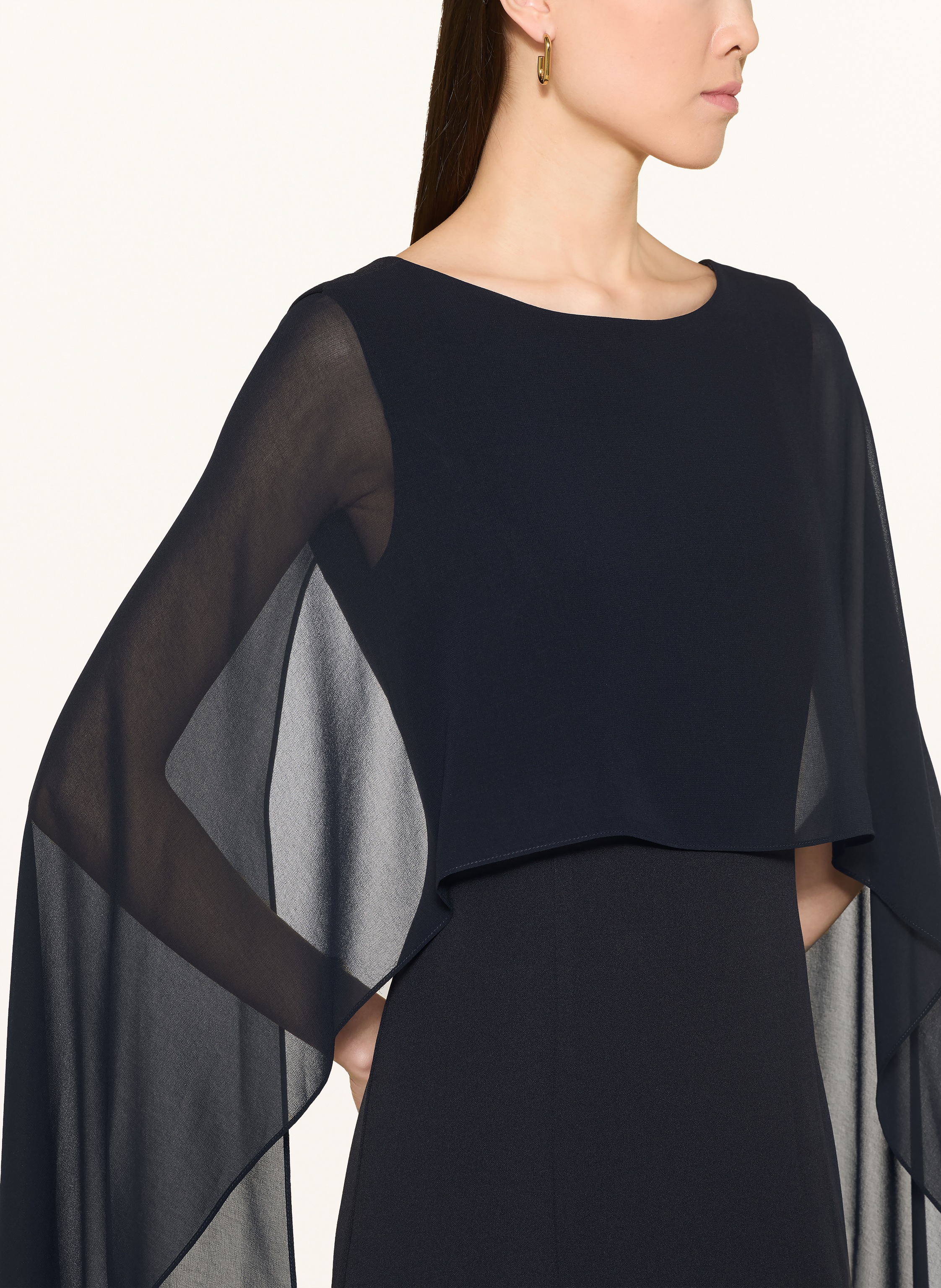 Thumbnail - Apart Abendkleid Im Materialmix blau