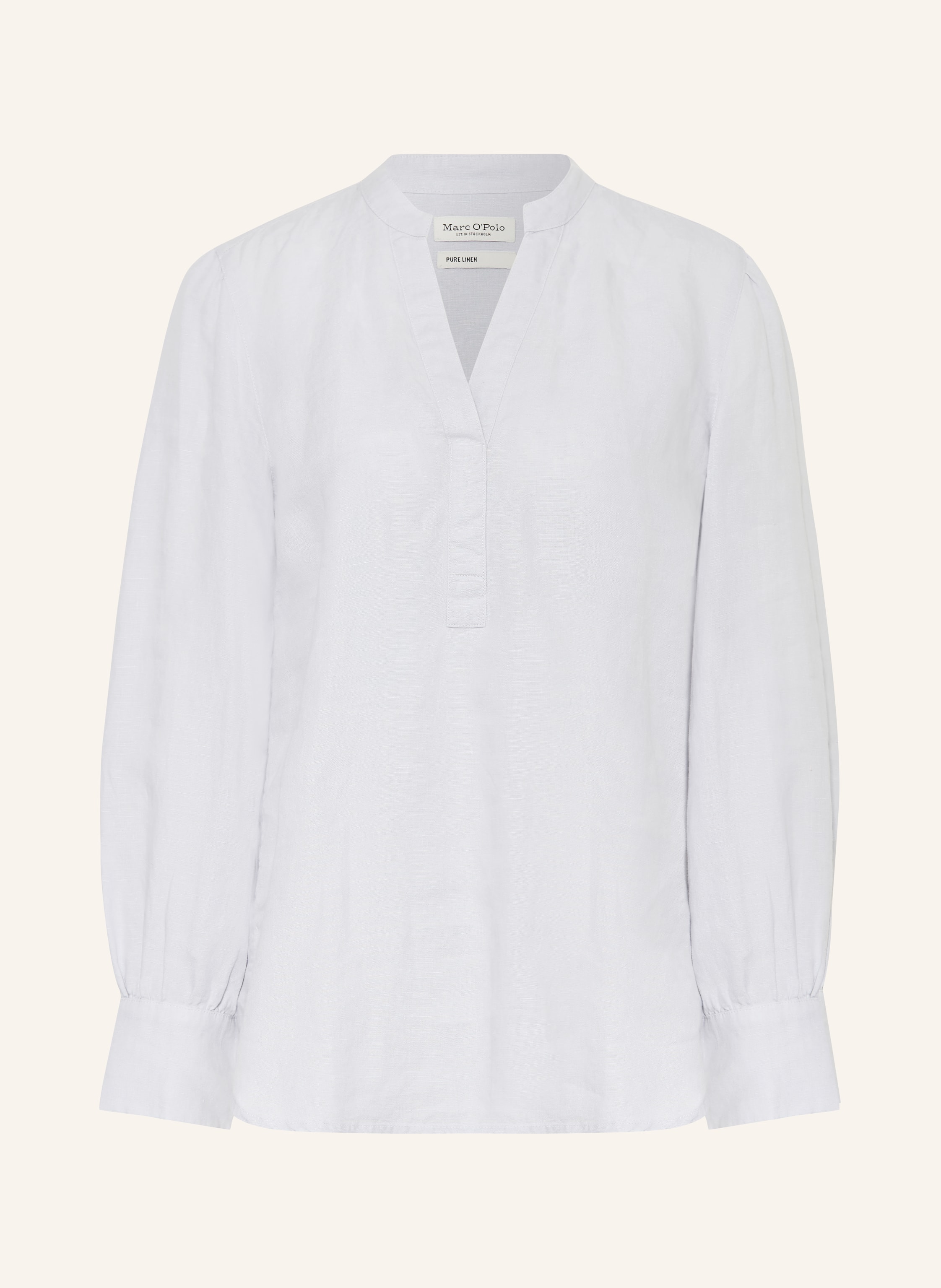 Marc O'polo Blusenshirt Aus Leinen blau