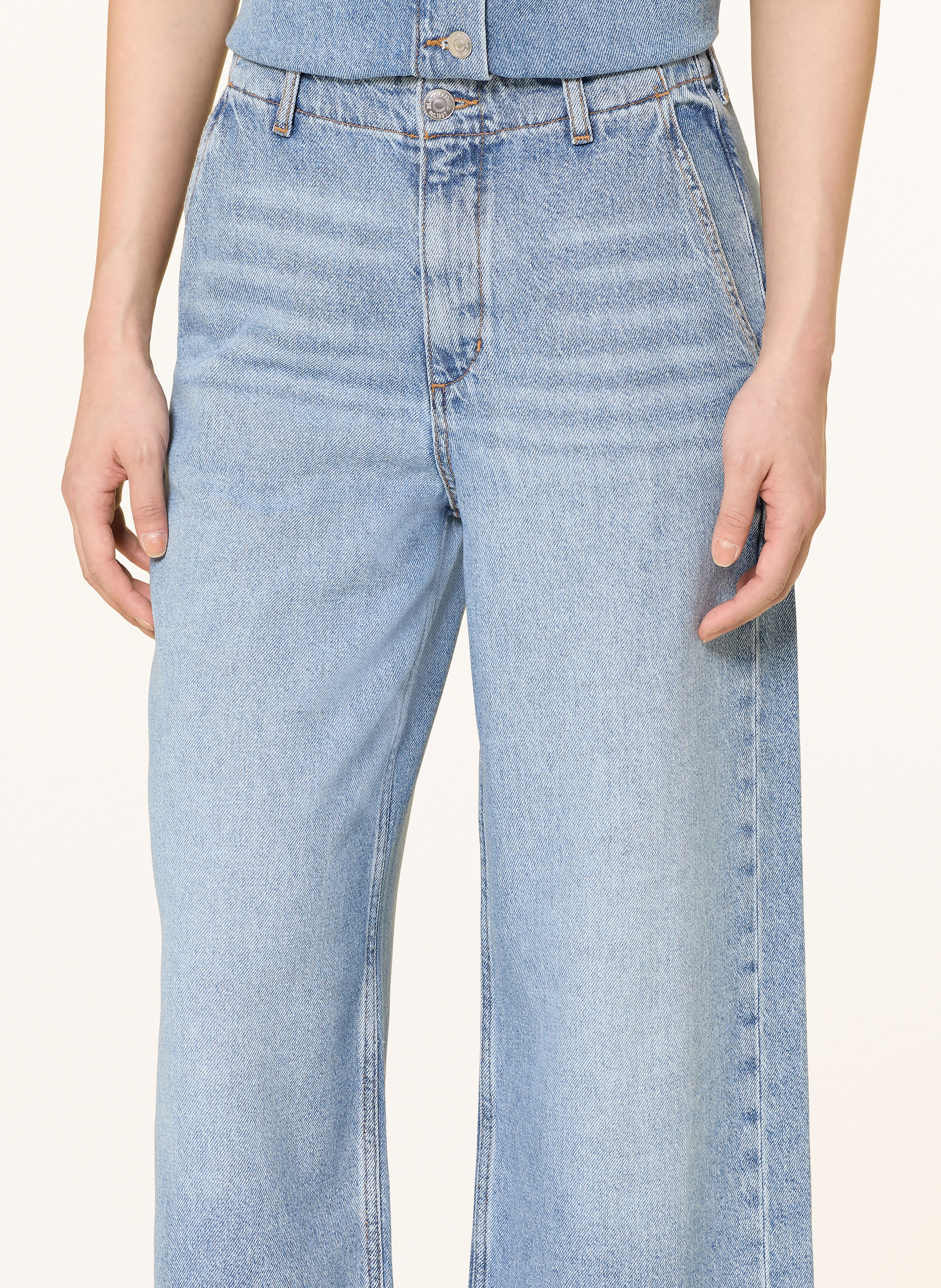 Marc O'polo Wide Leg Jeans blau – Bild 2