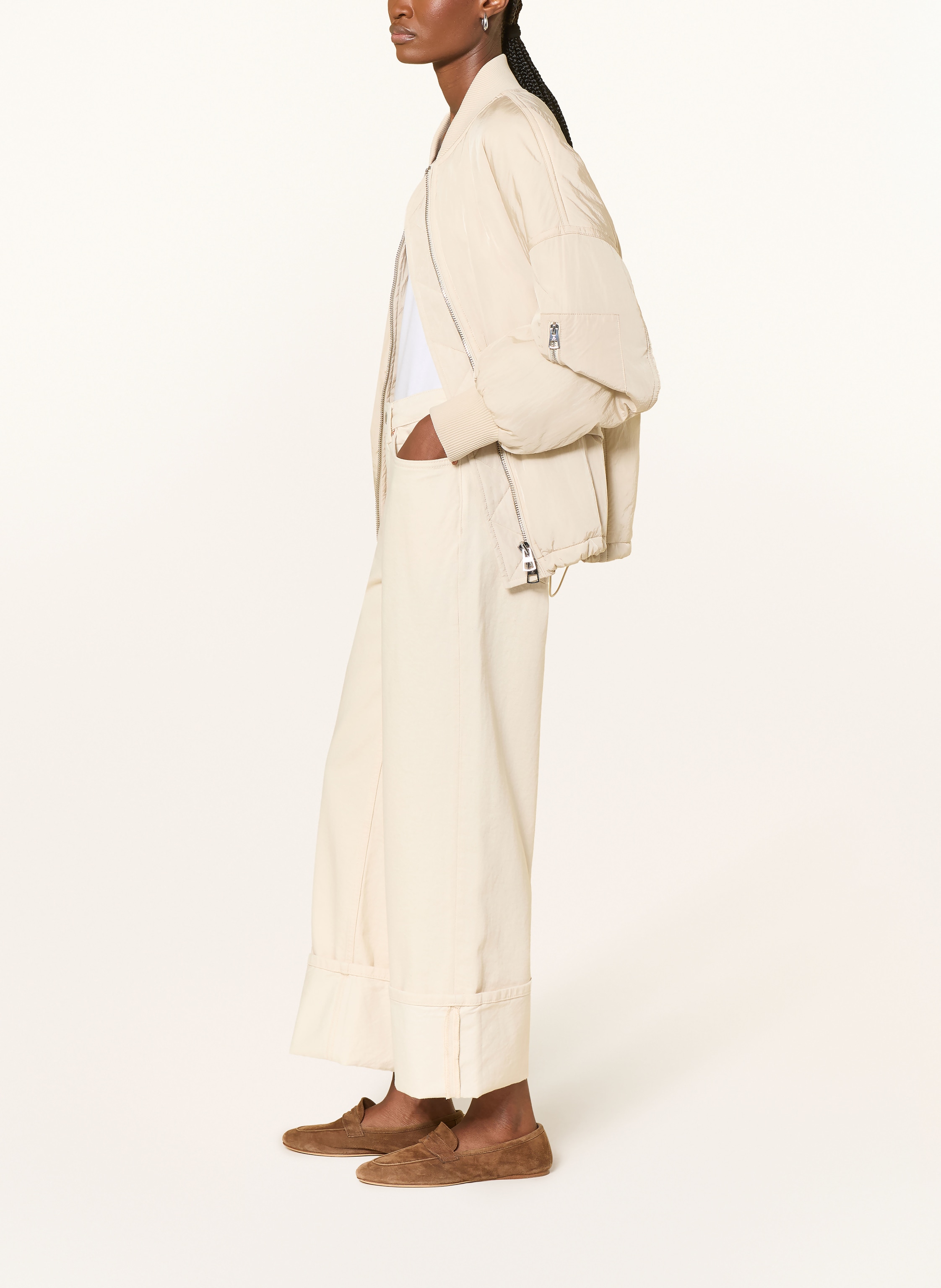 Thumbnail - Marc O'polo Jeans-Culotte Fnja beige