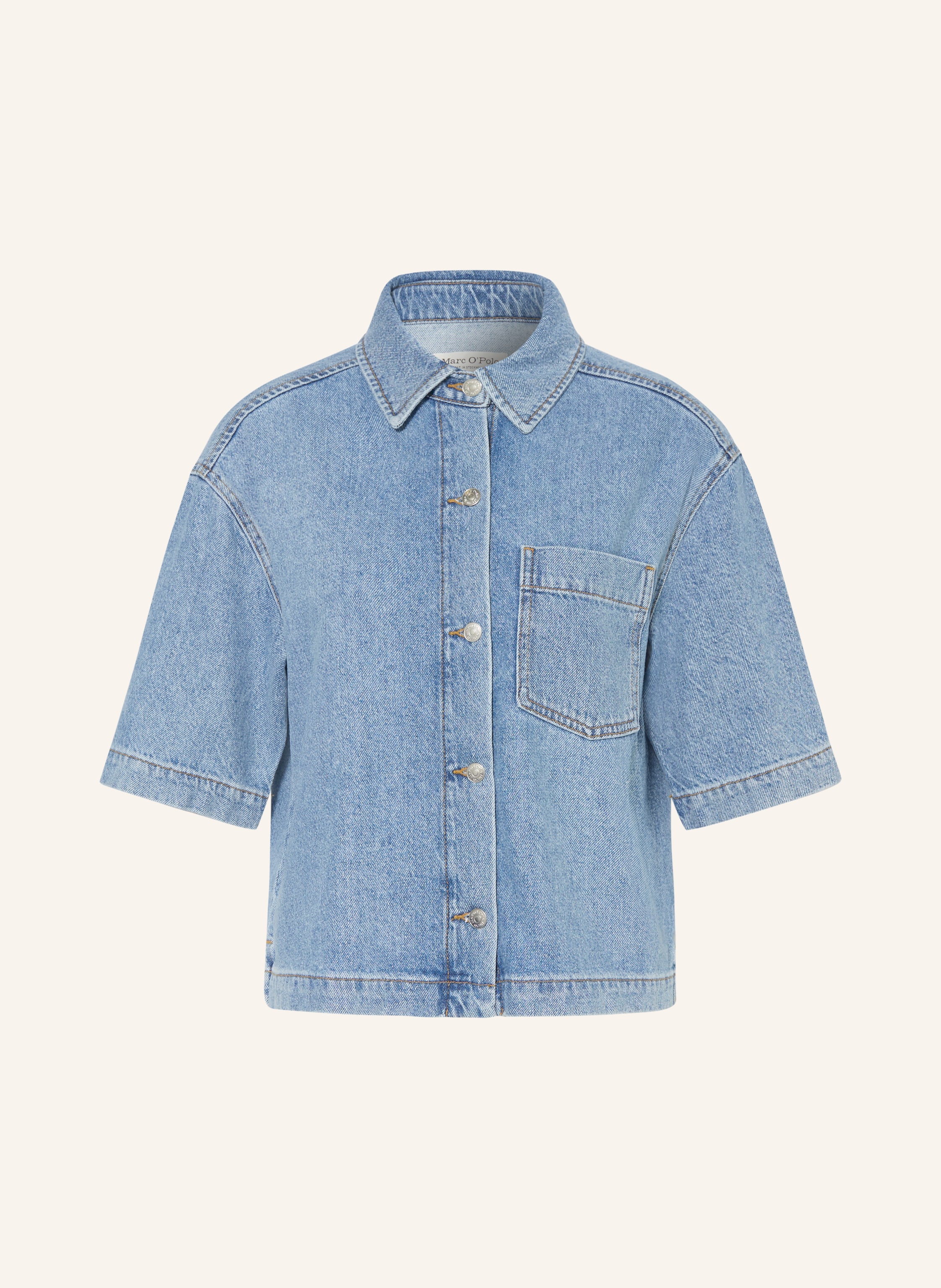 Marc O'polo Jeansbluse blau