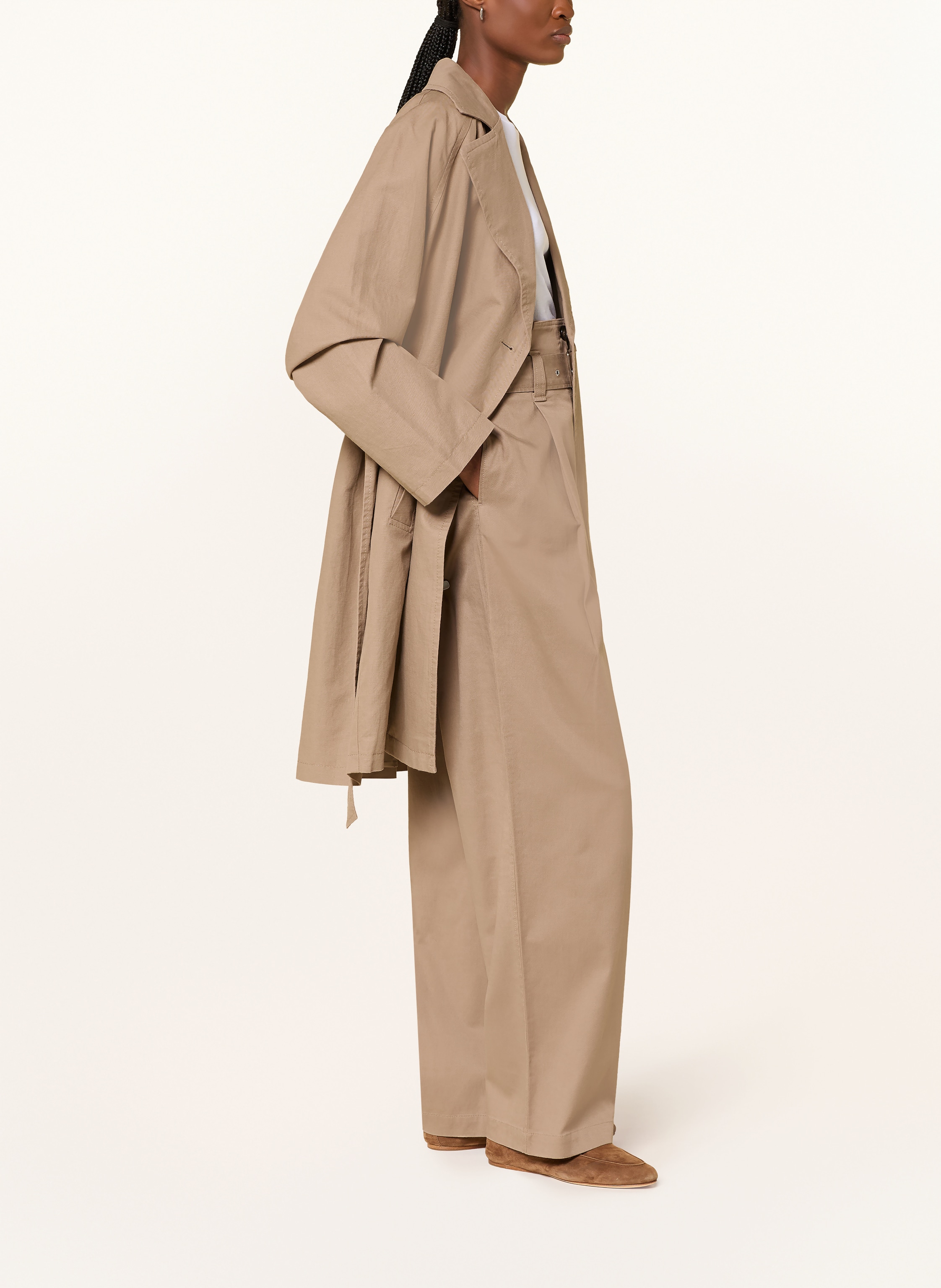 Thumbnail - Marc O'polo Paperbag-Hose beige