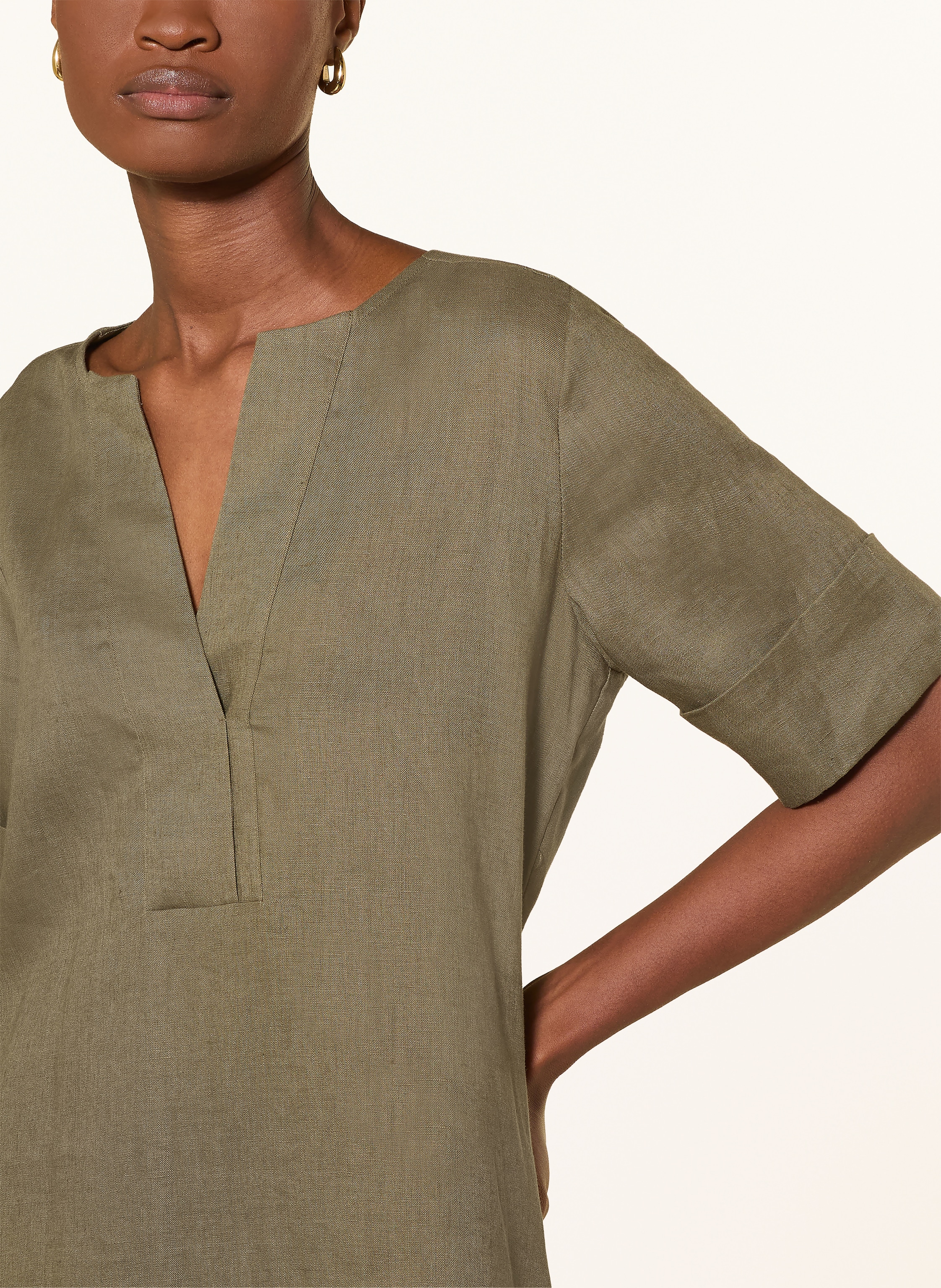 Thumbnail - Angoor Leinenkleid Evelyn gruen